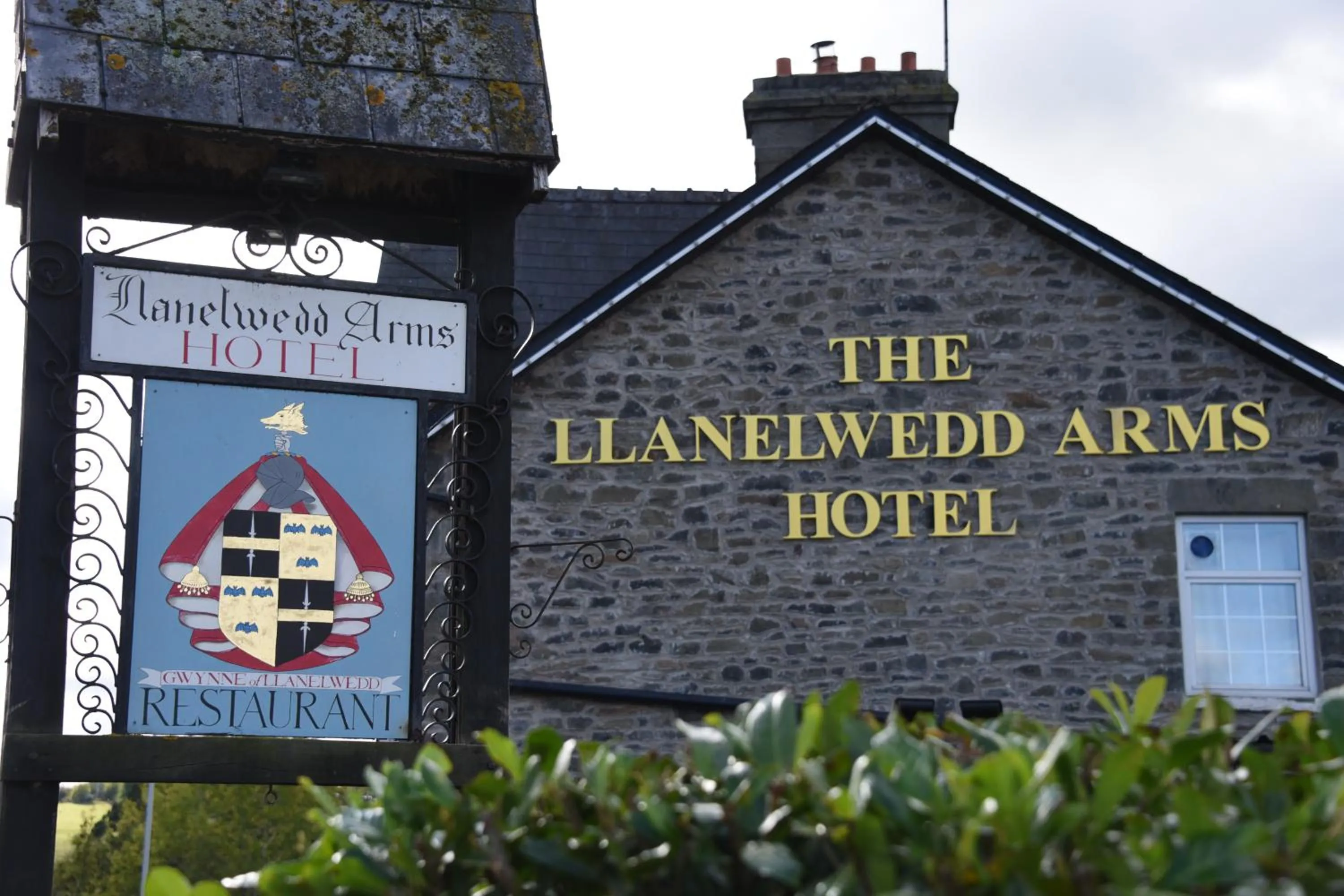Property building in The Llanelwedd Arms Hotel