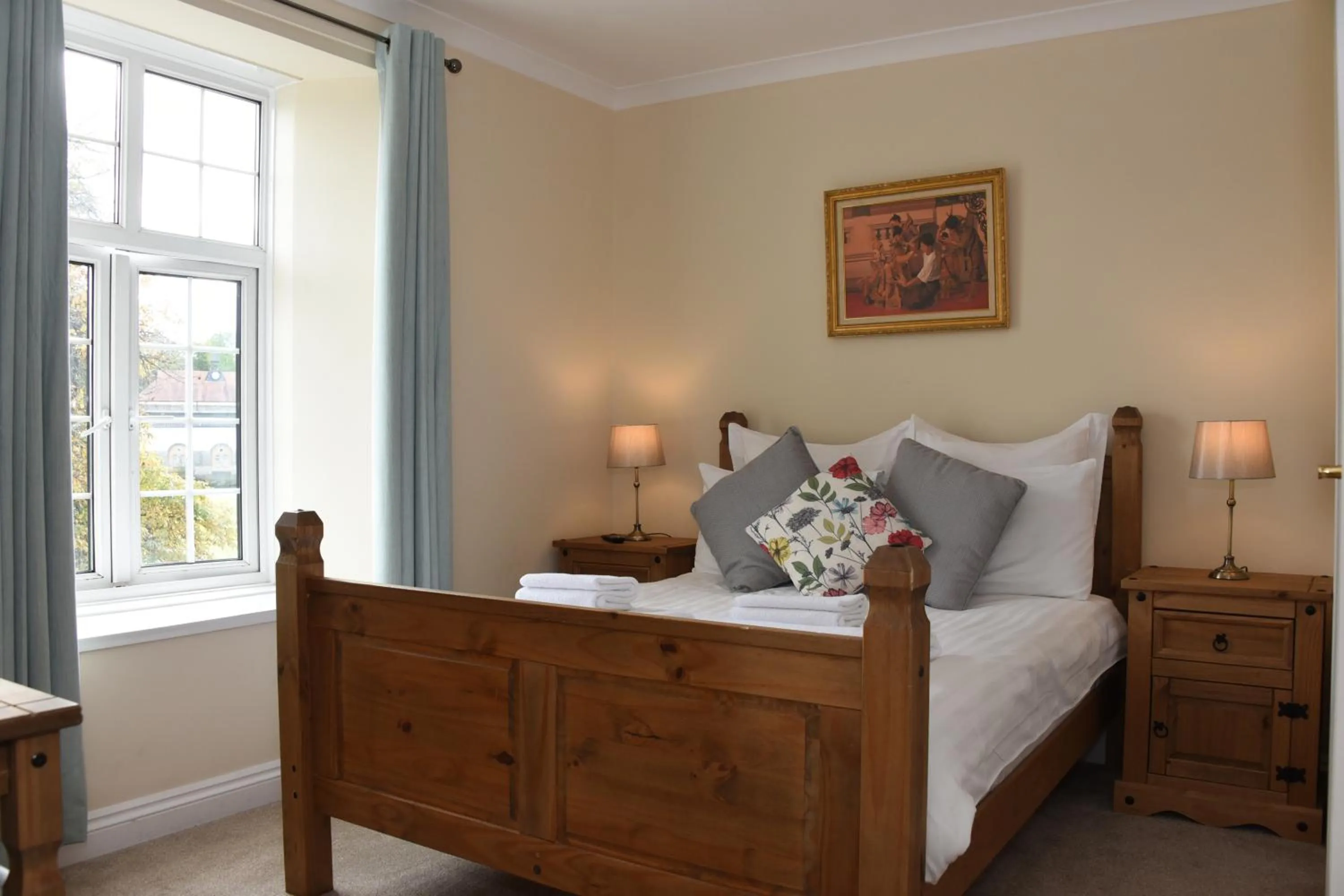 Bed in The Llanelwedd Arms Hotel