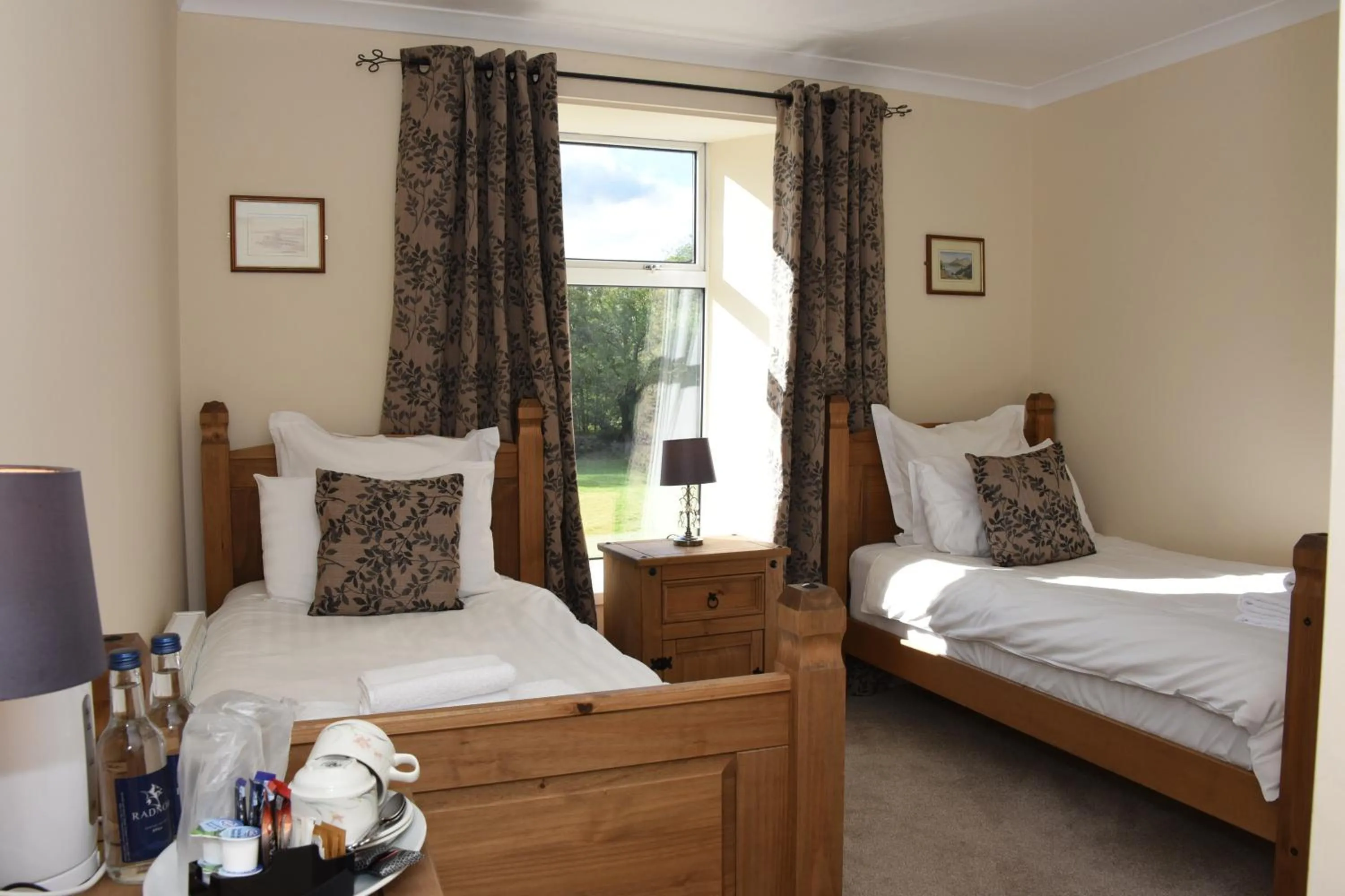 Bed in The Llanelwedd Arms Hotel