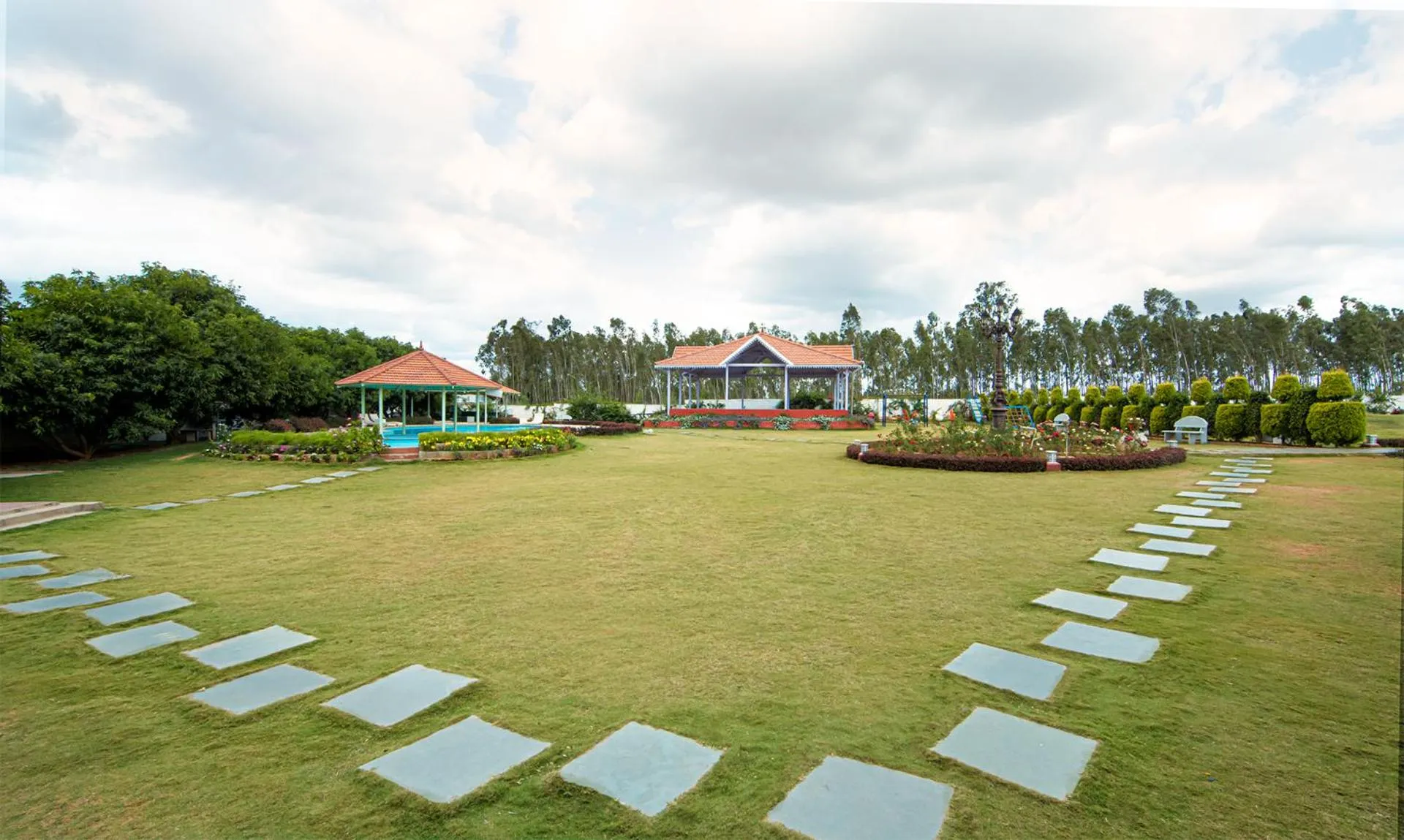 Garden in Fiestaa Resort n Events Venue