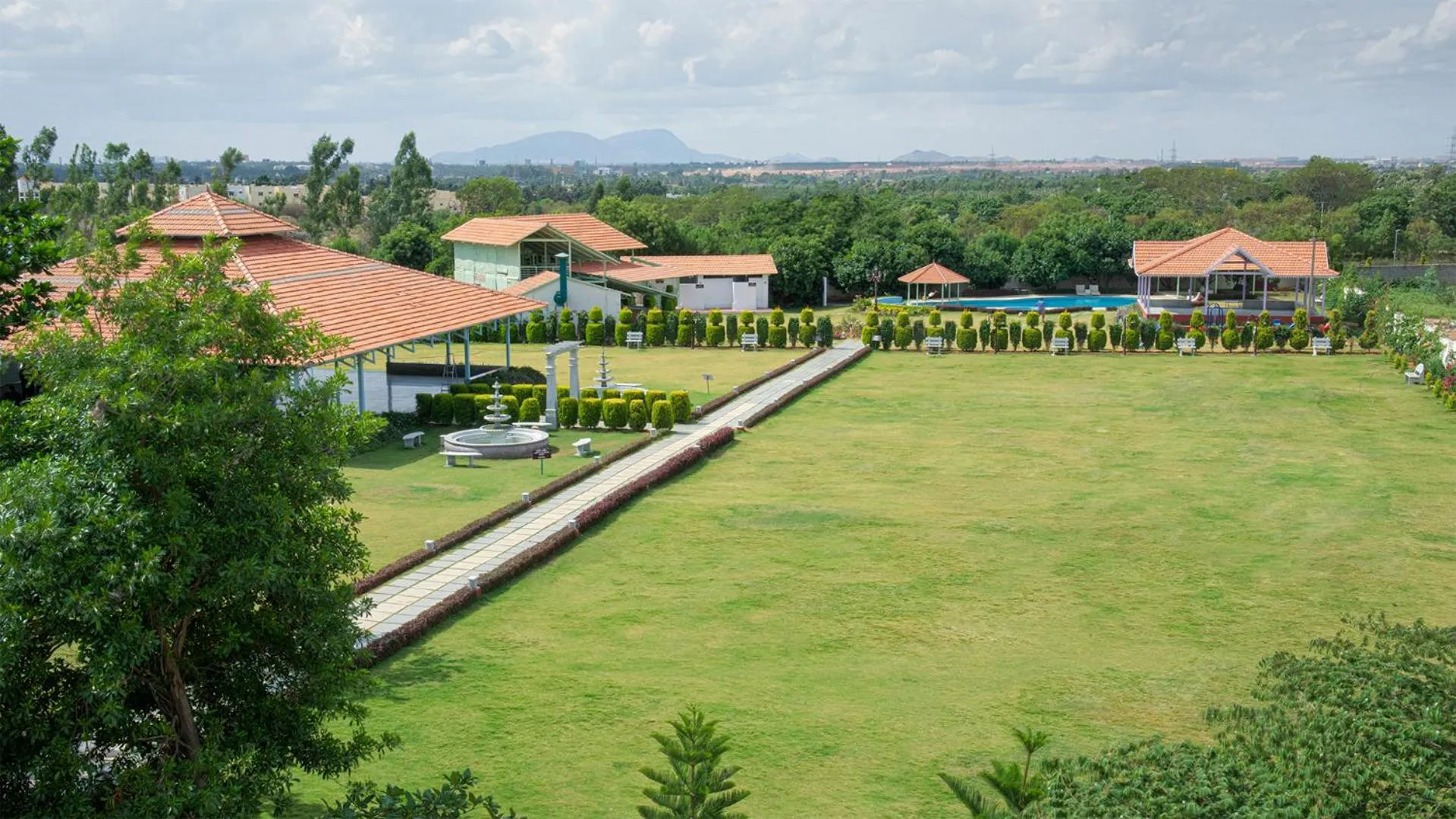 Garden in Fiestaa Resort n Events Venue