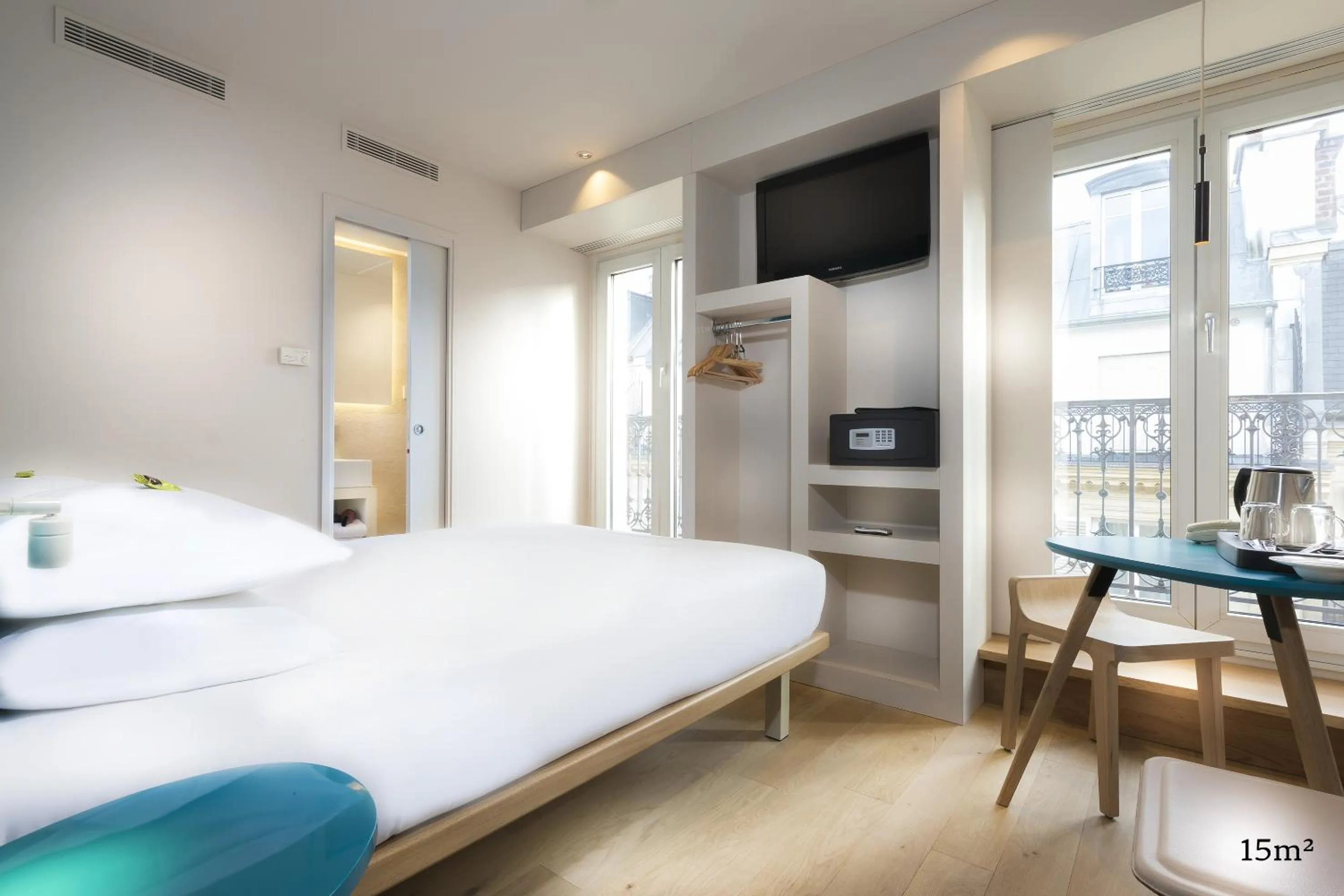 Bedroom, Bed in Hotel Andréa