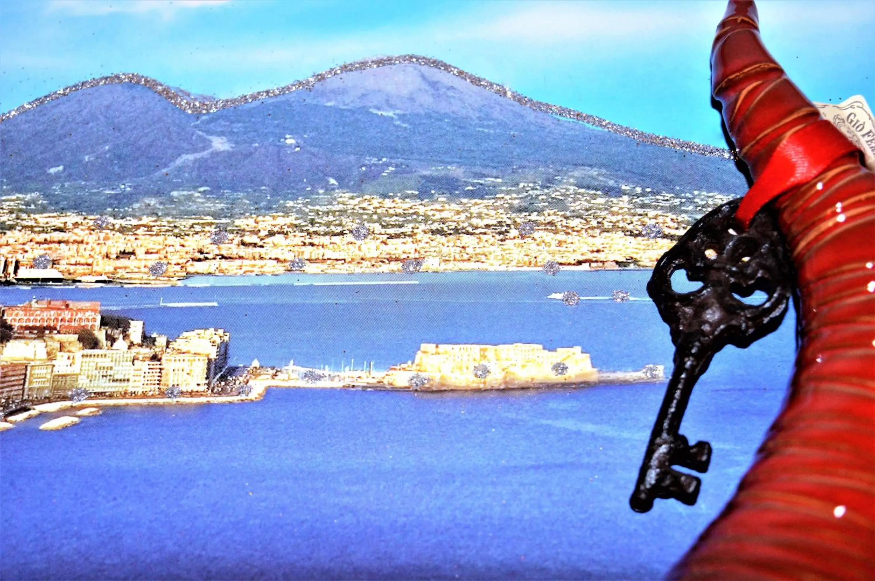 Decorative detail in Napoli Station B&B