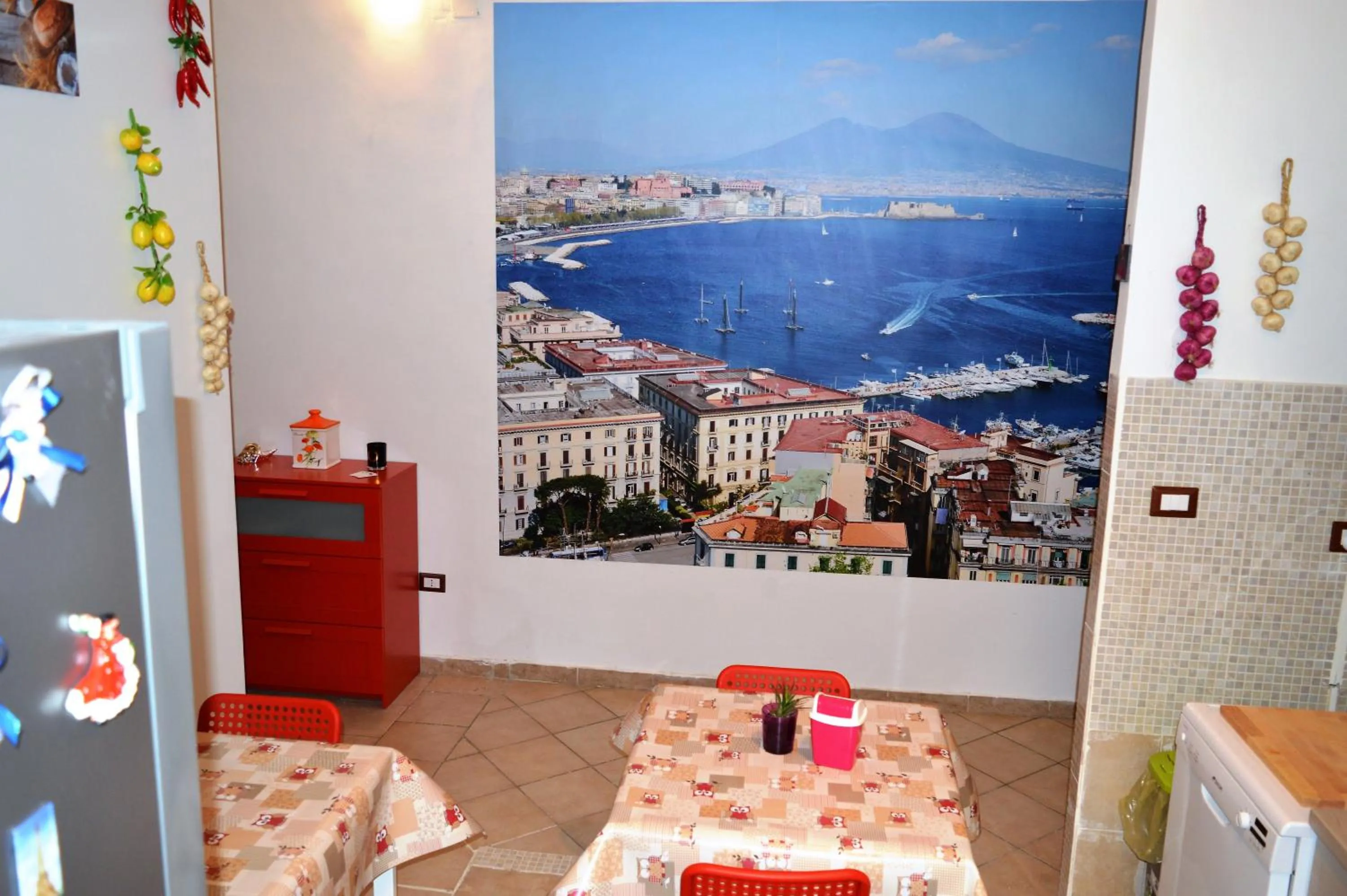 Lobby or reception in Napoli Station B&B