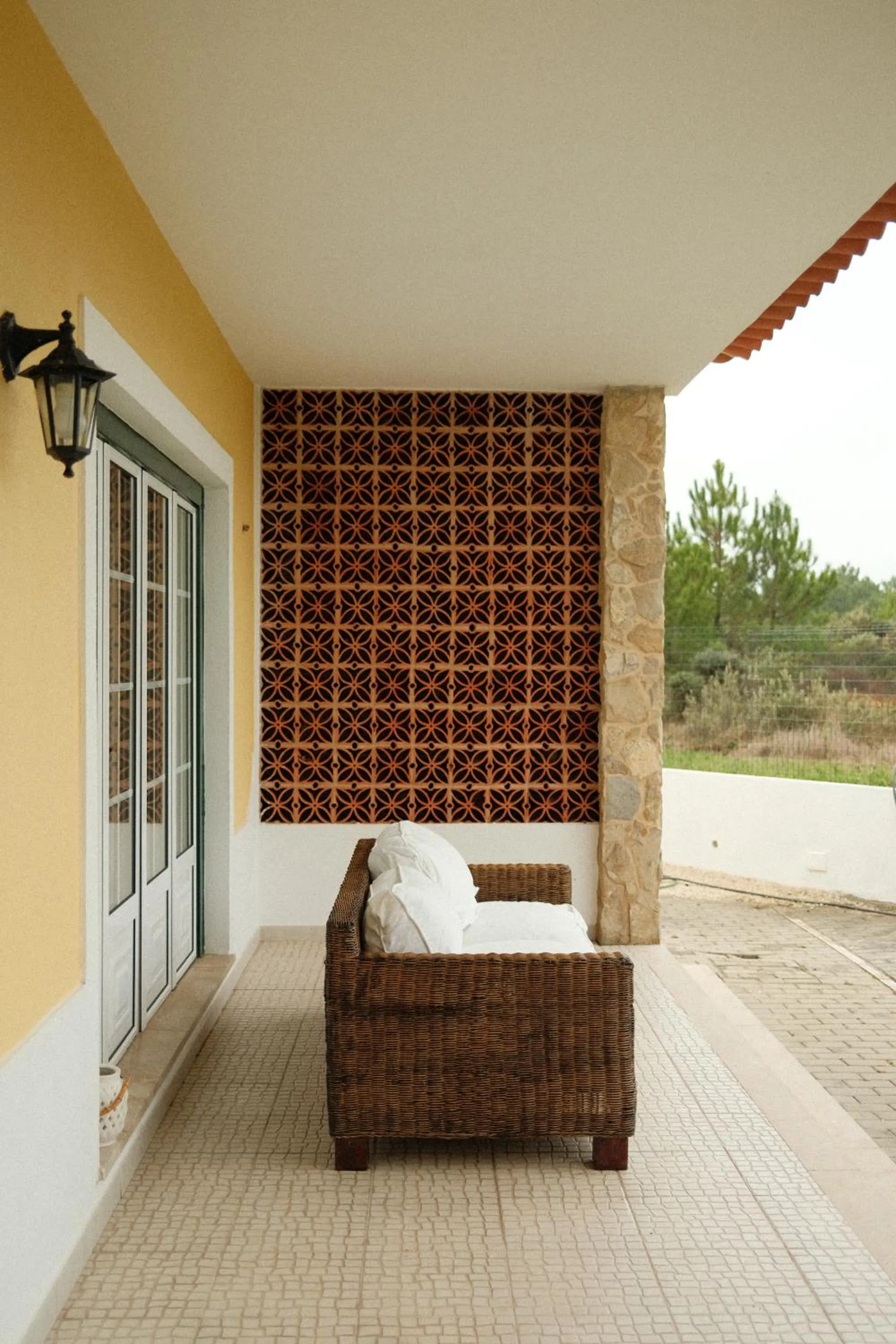 Balcony/Terrace, Bed in Quinta Amarela - B&B
