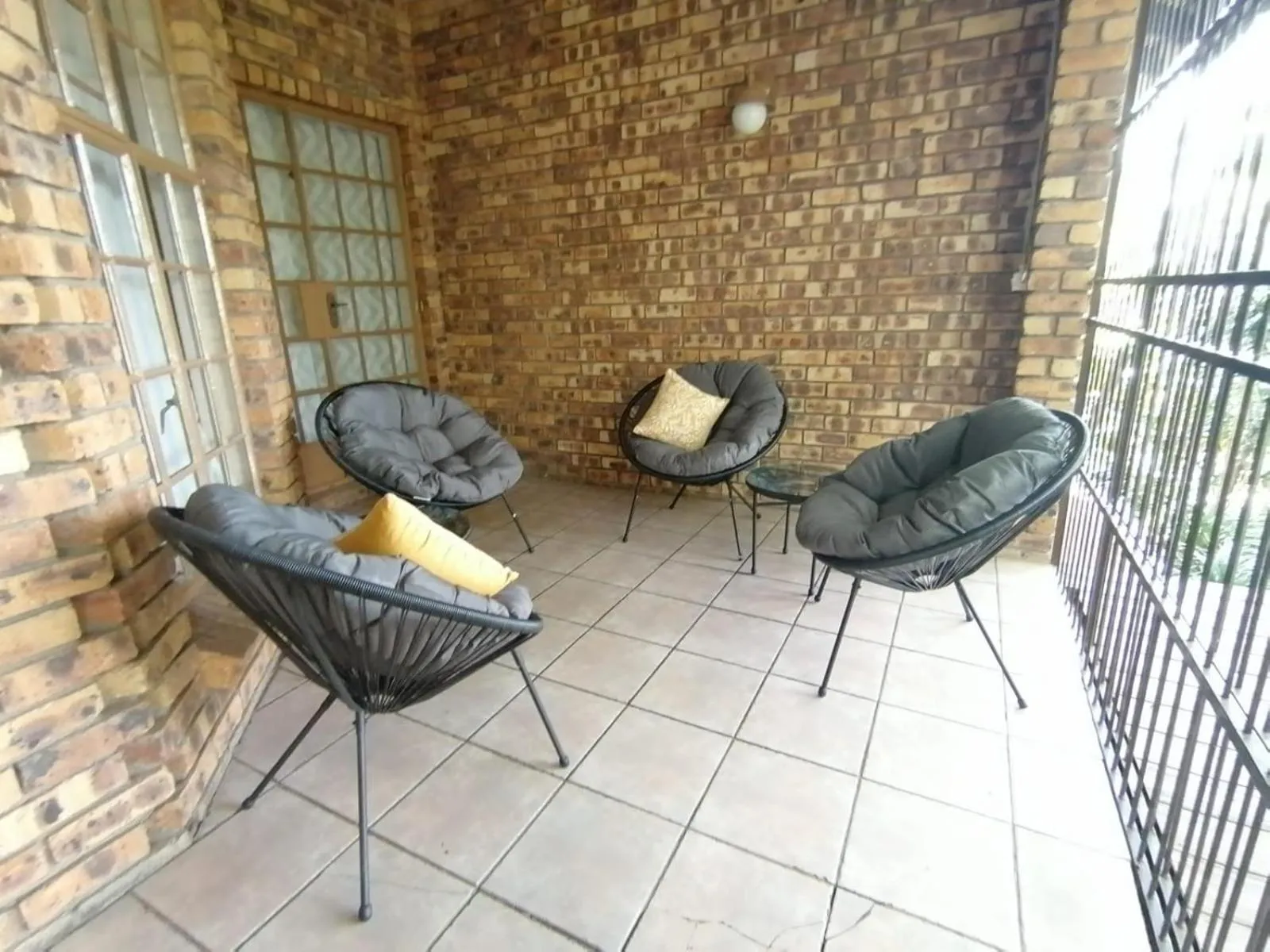 Patio in Shingalana Guest Lodge