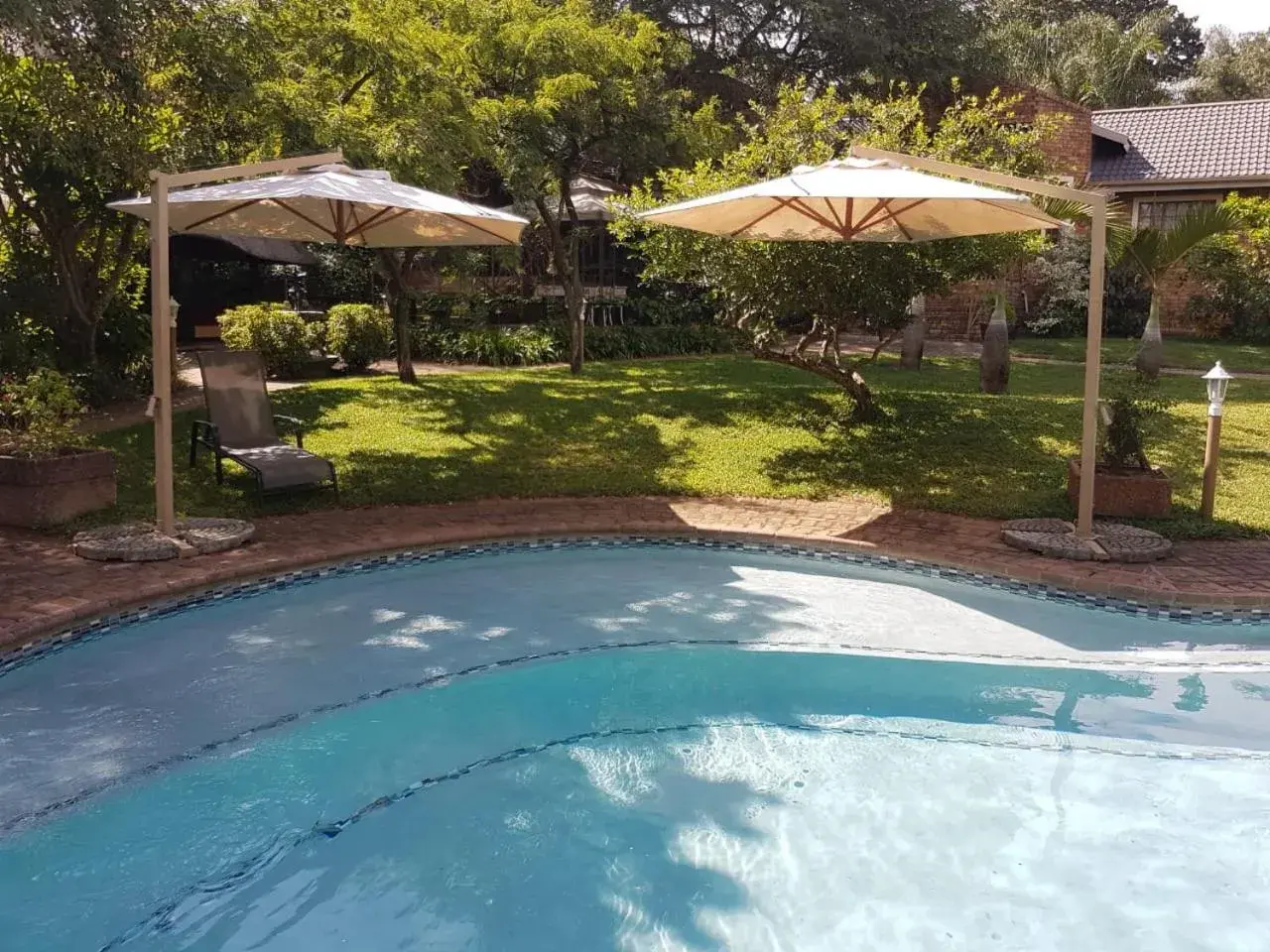 Pool view in Shingalana Guest Lodge Pool view in Shingalana Guest Lodge