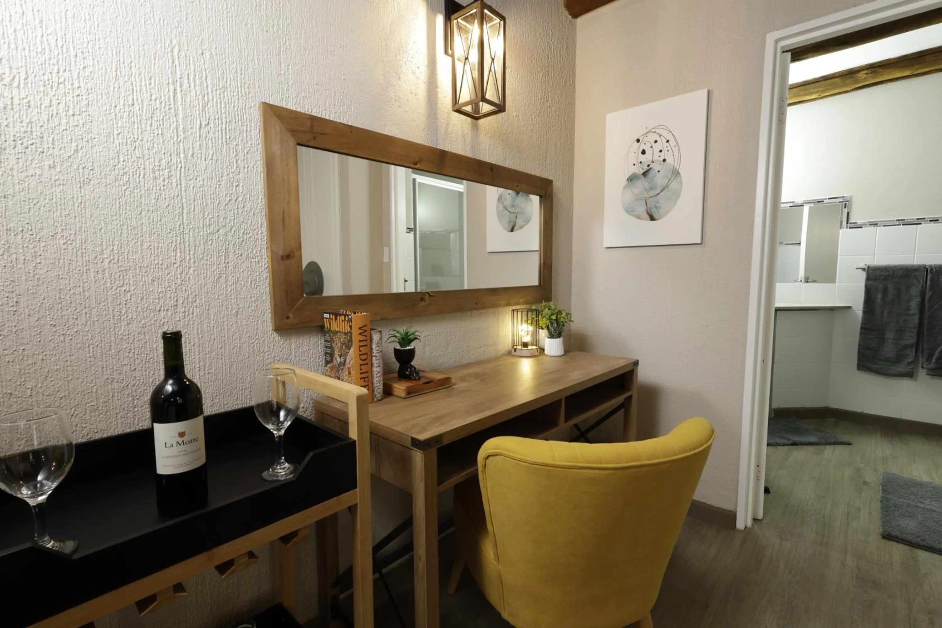 Decorative detail in Shingalana Guest Lodge