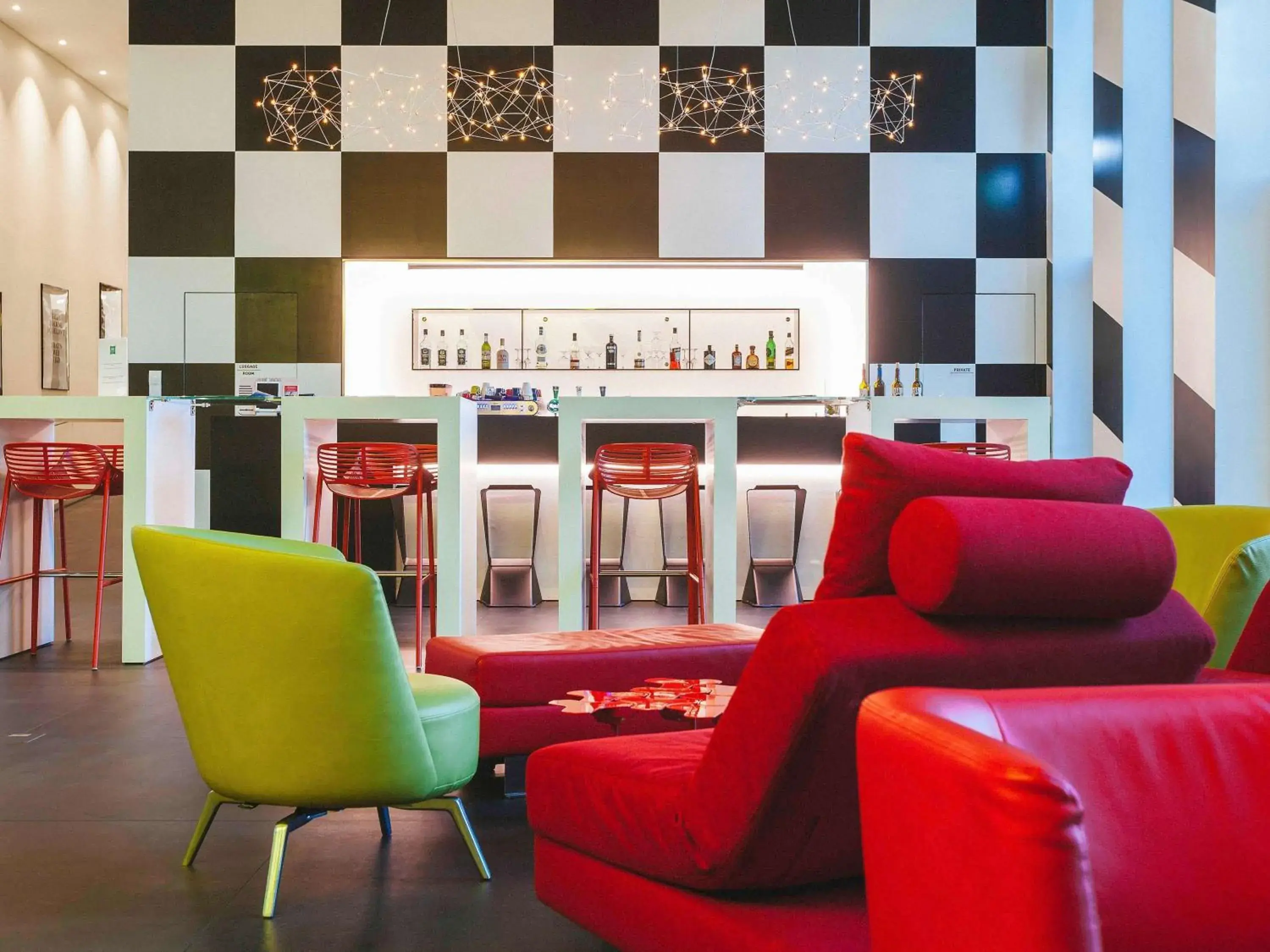 Lounge or bar in ibis Styles Basel City Lounge or bar in ibis Styles Basel City