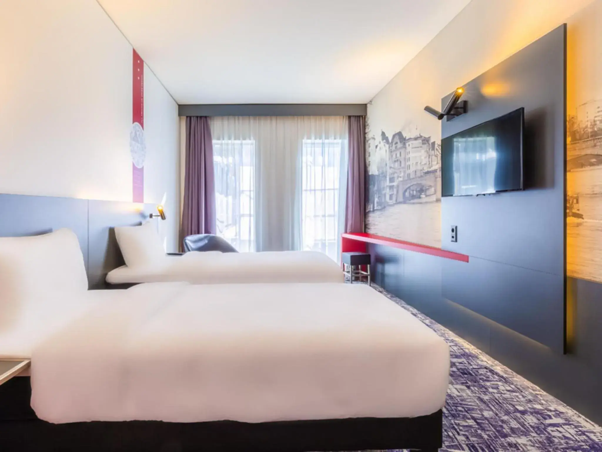 Bedroom, Bed in ibis Styles Basel City Bedroom, Bed in ibis Styles Basel City