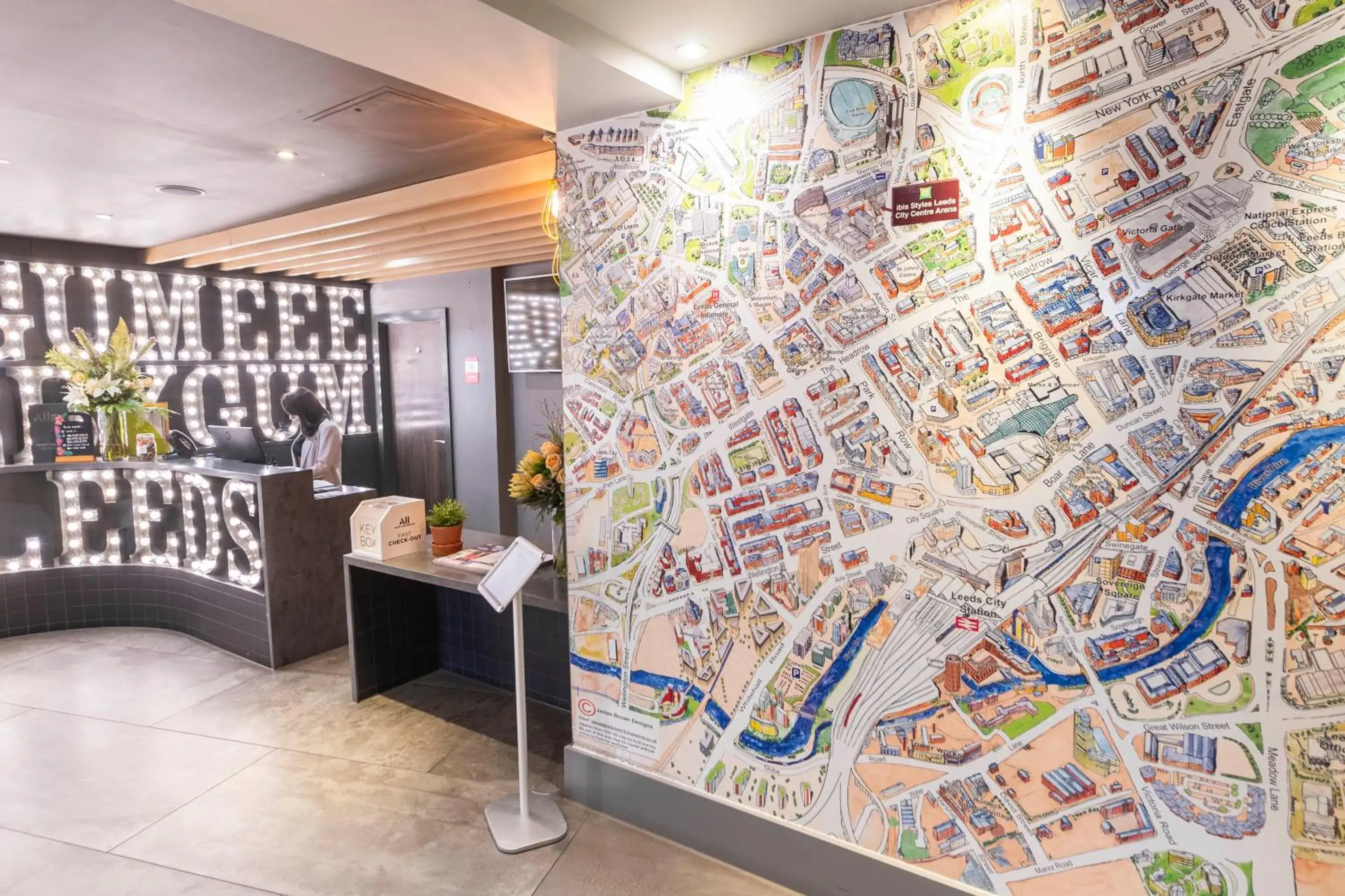 Lobby or reception in ibis Styles Leeds City Centre Arena Lobby or reception in ibis Styles Leeds City Centre Arena