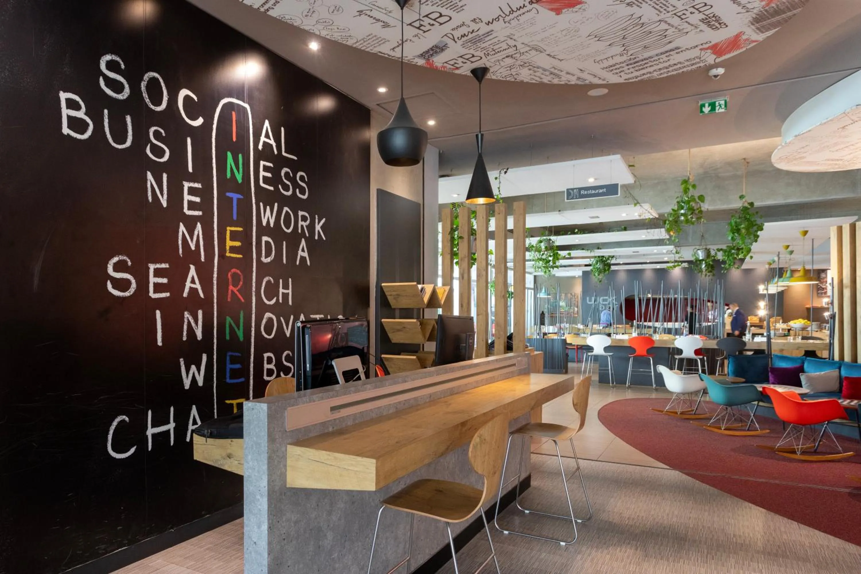 Seating area in Ibis Rabat Agdal