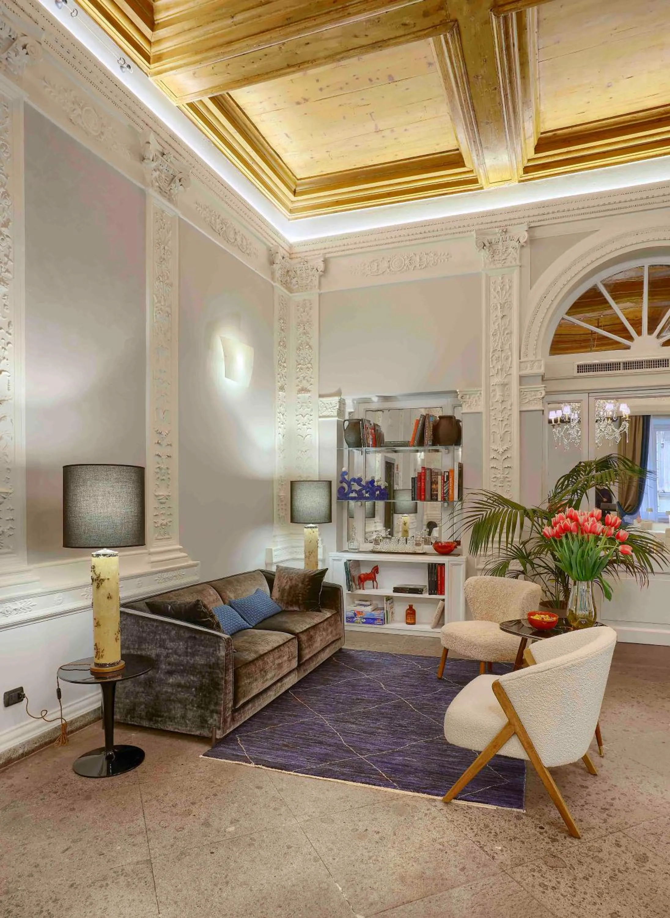 Communal lounge/ TV room in L'obelisque maison de luxe