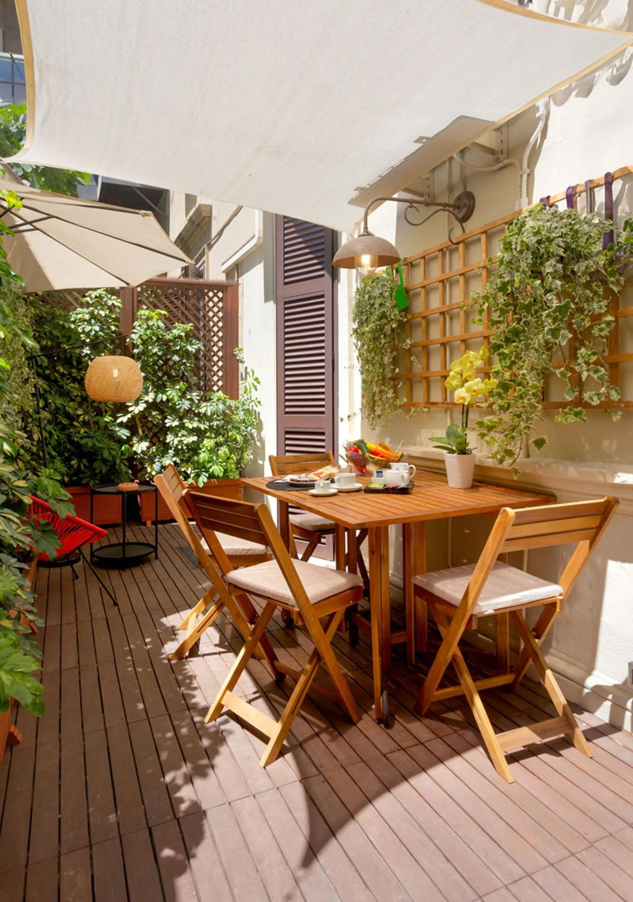 Patio in L'obelisque maison de luxe