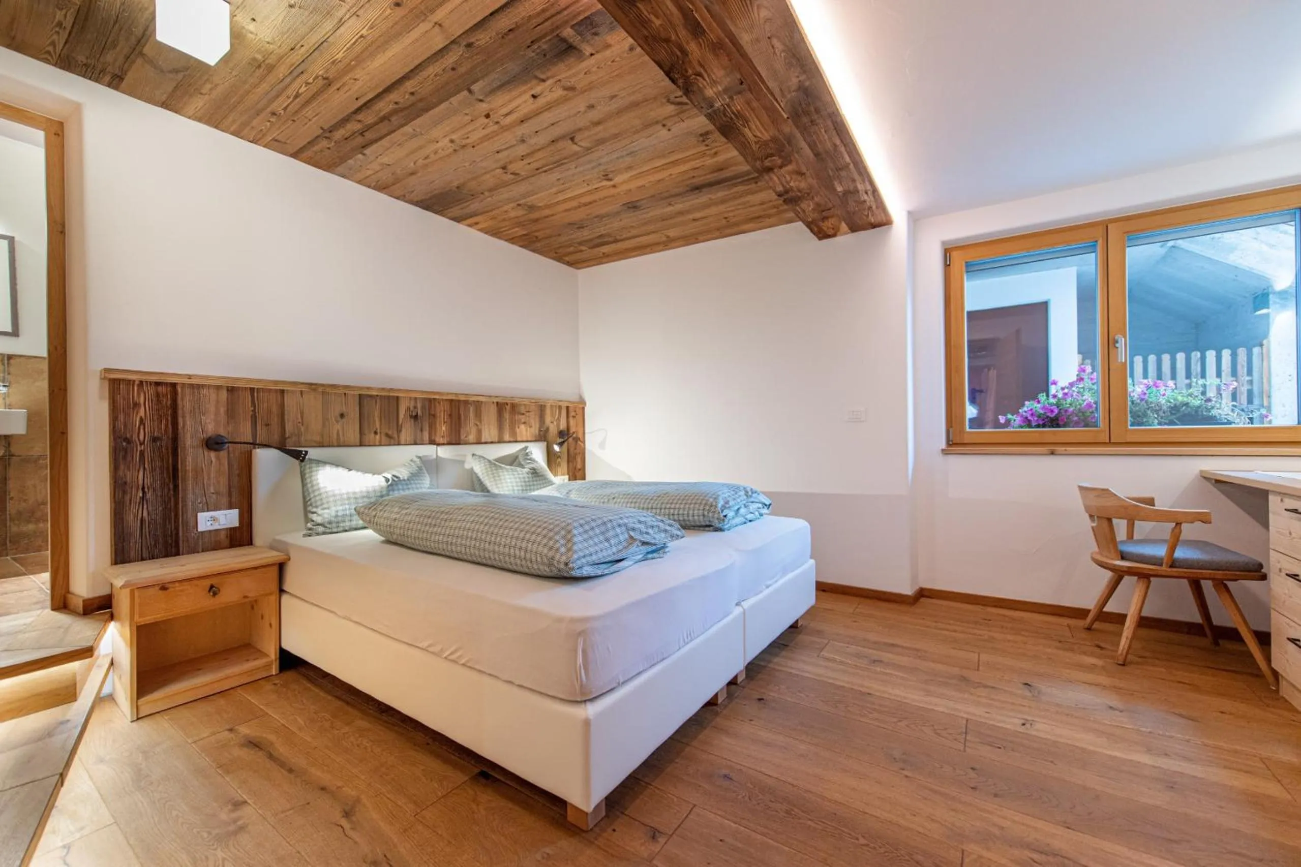 Bed in Agriturismo Apartments Tuene