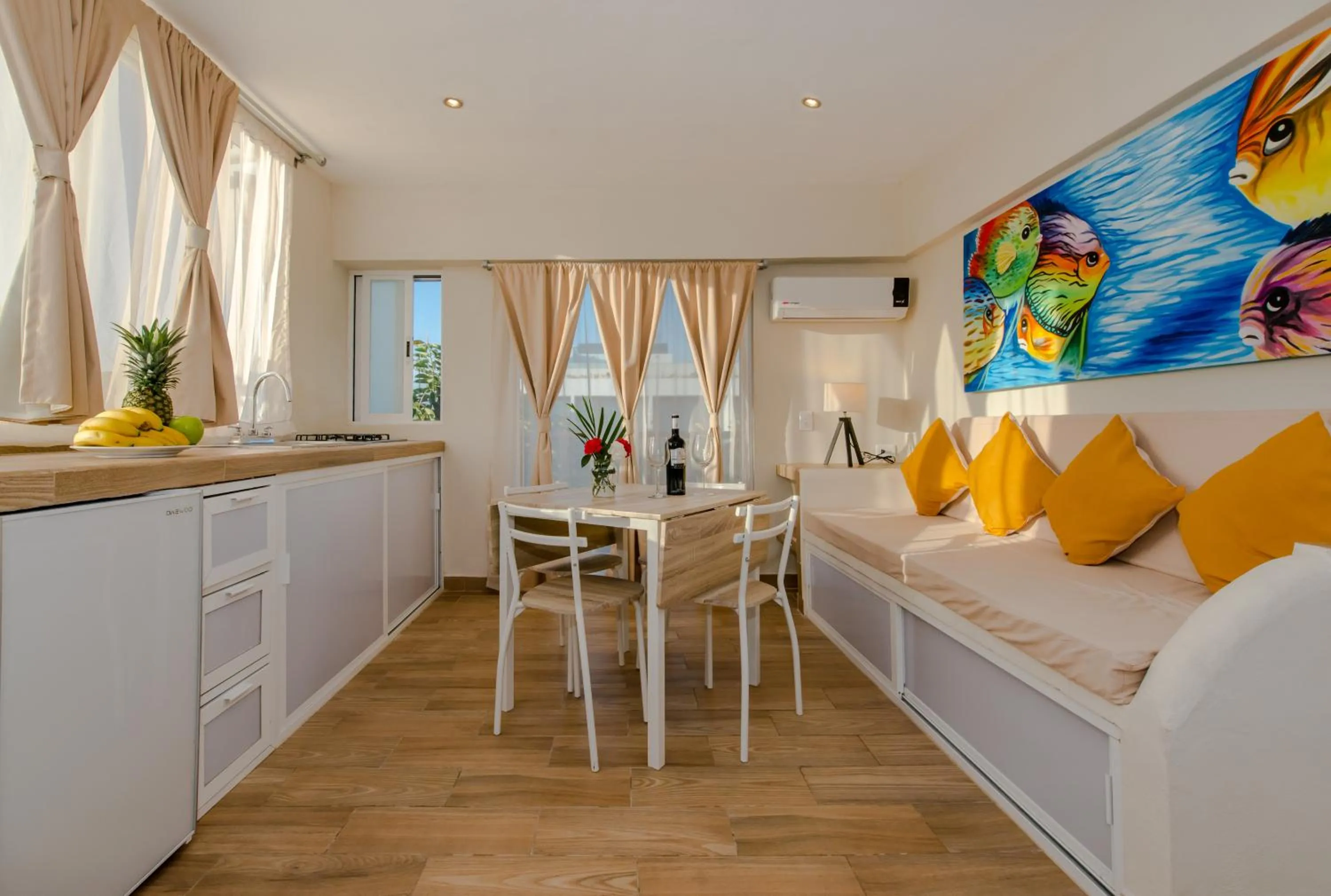 Living room, Bed in Casa Luca