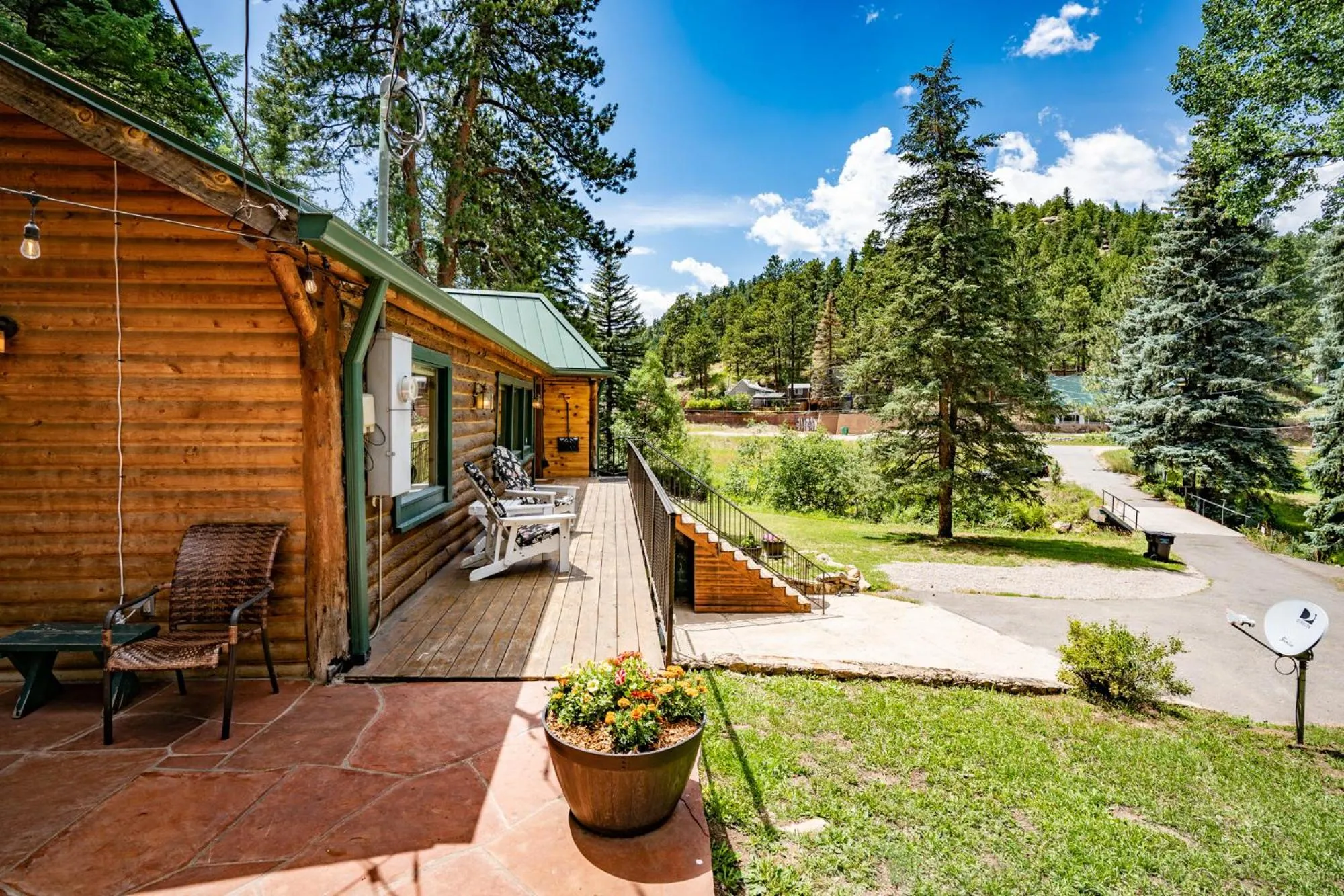 Balcony/Terrace in Colorado Bear Creek Cabins