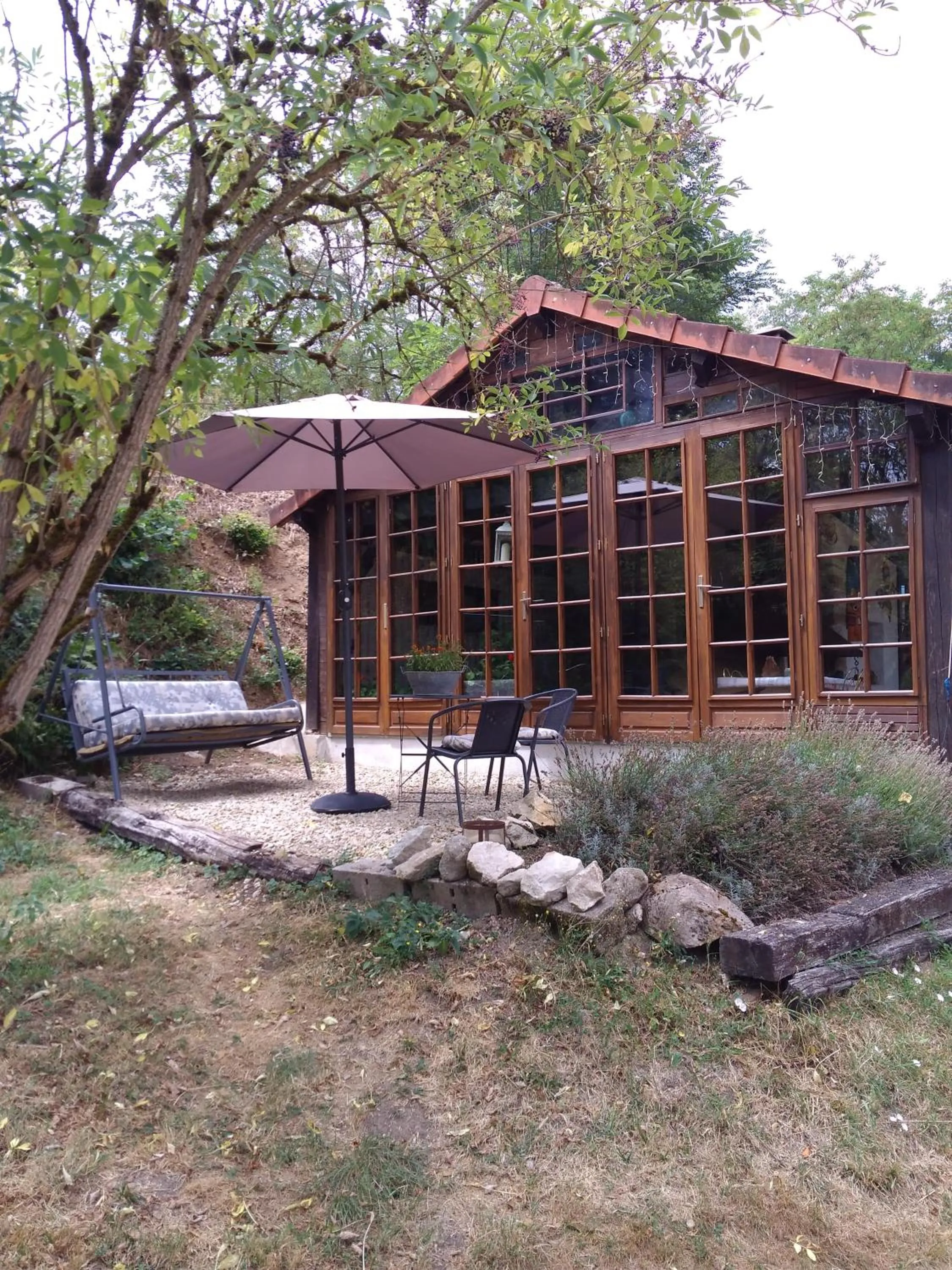Balcony/Terrace in Dependance du Moulin Galuzot