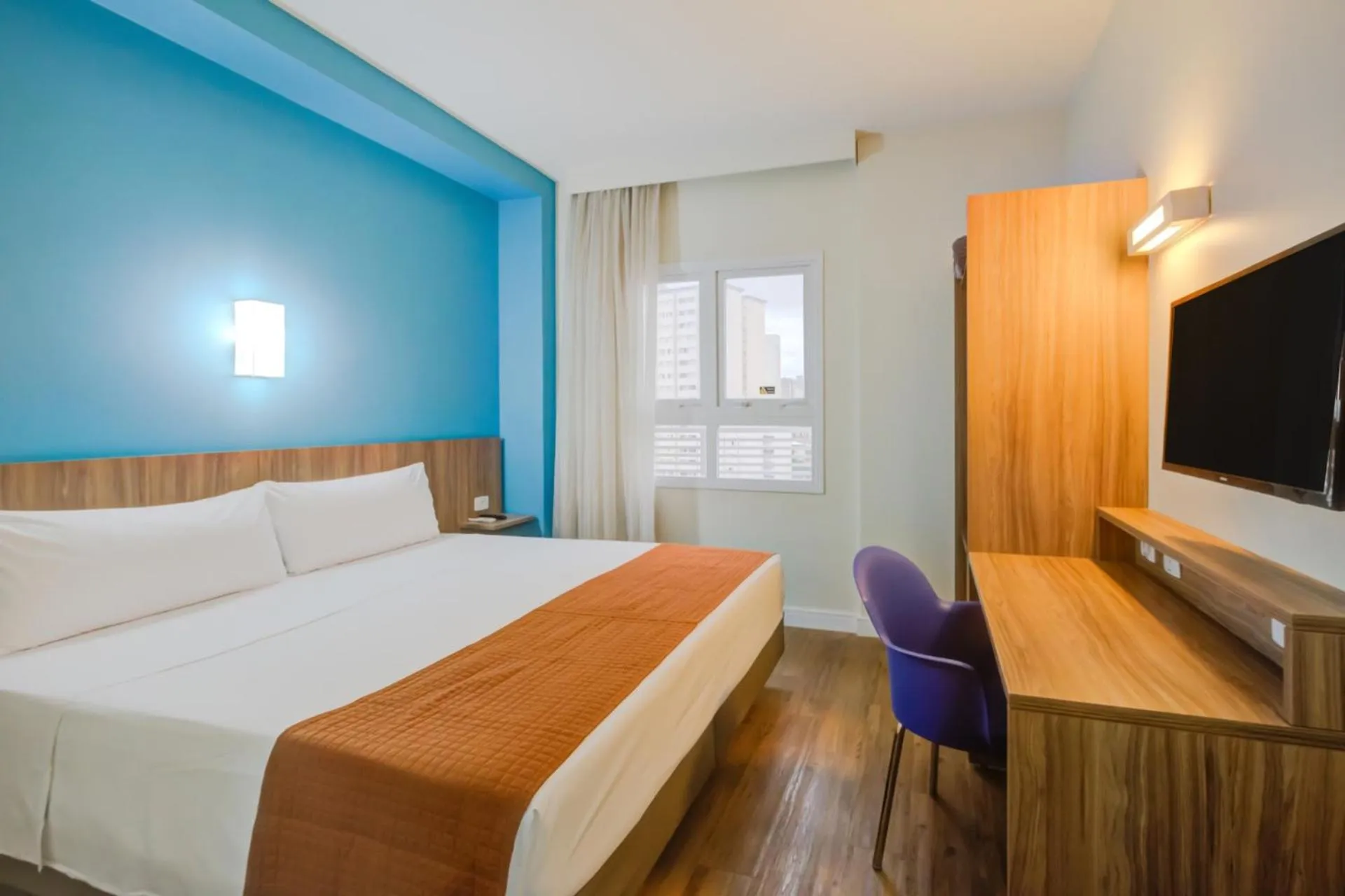 Bedroom, Bed in Go Inn Cambuí Campinas