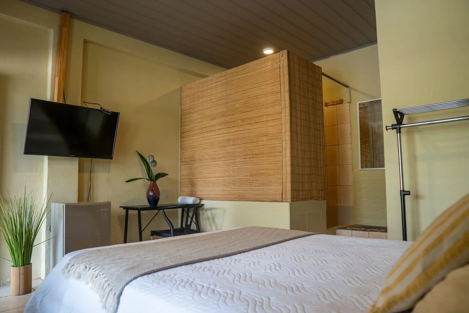 Bed in Hotel y Cabinas del Trópico