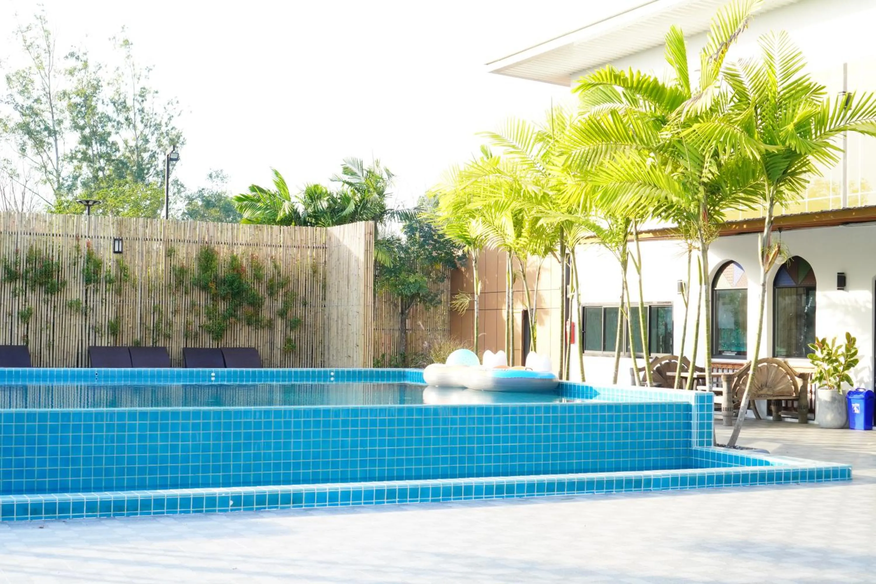 Pool view in IP Plus Resort Chanthaburia - Halal Hotel