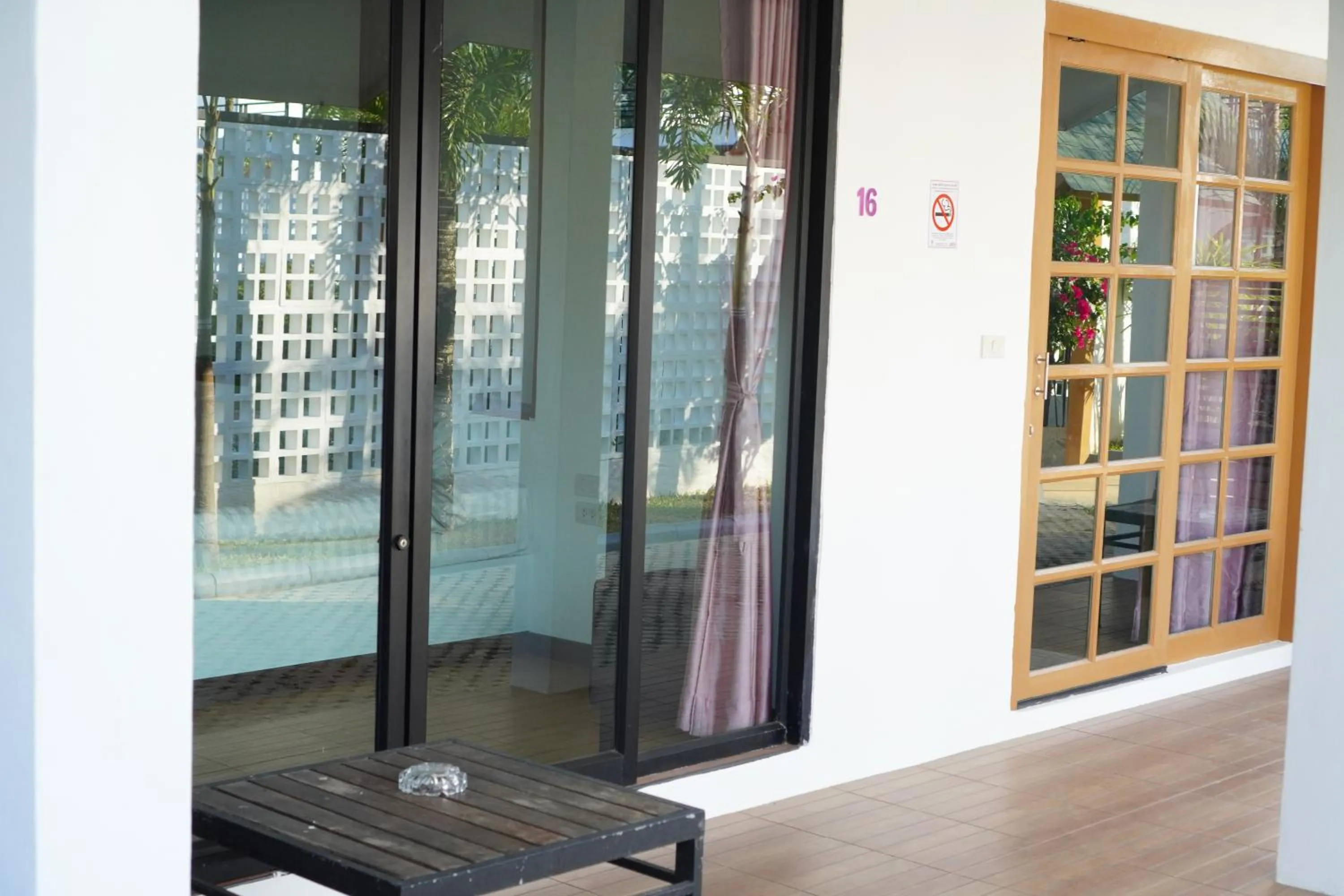 Balcony/Terrace in IP Plus Resort Chanthaburia - Halal Hotel