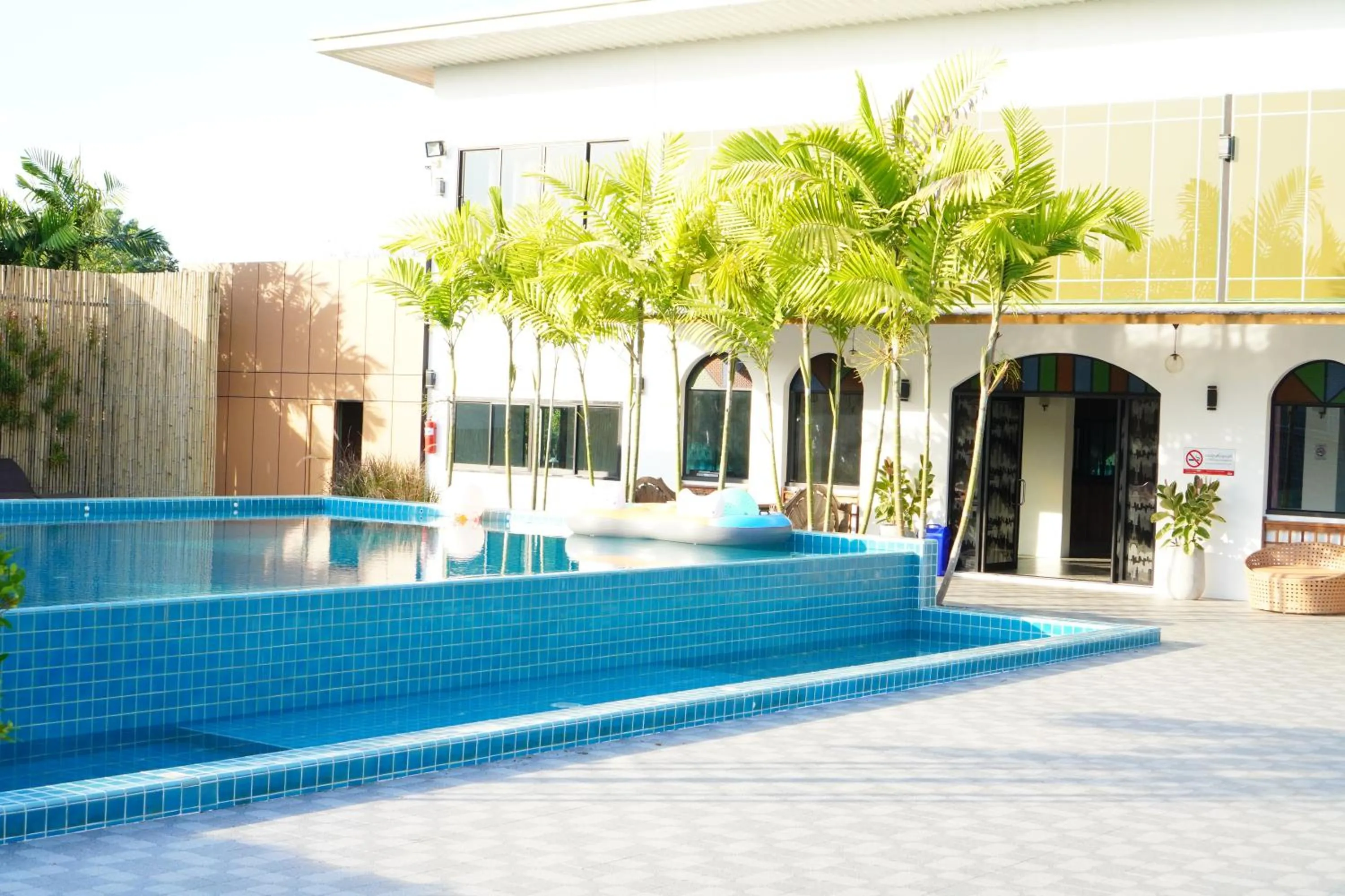 Pool view in IP Plus Resort Chanthaburia - Halal Hotel