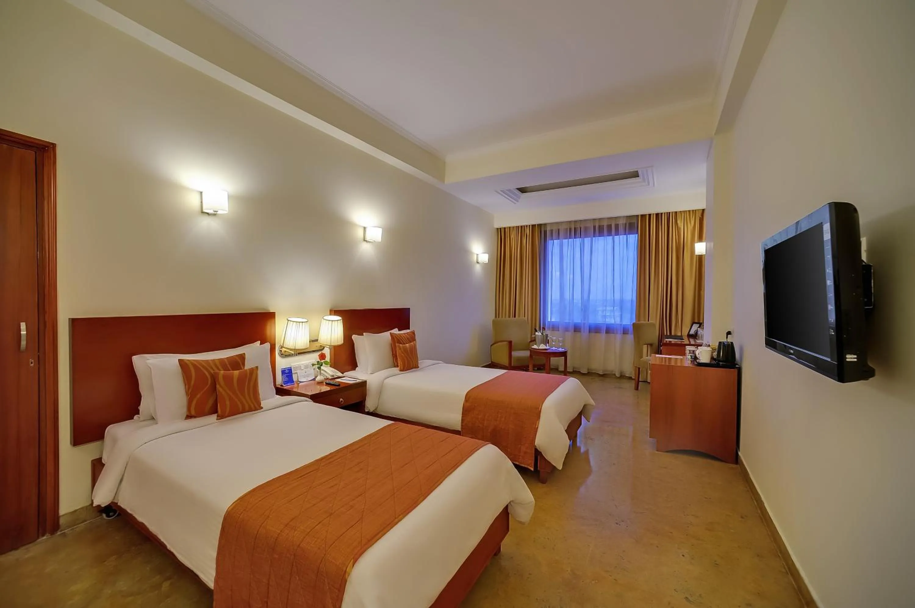Bedroom, Bed in Royal Sarovar Portico Siliguri