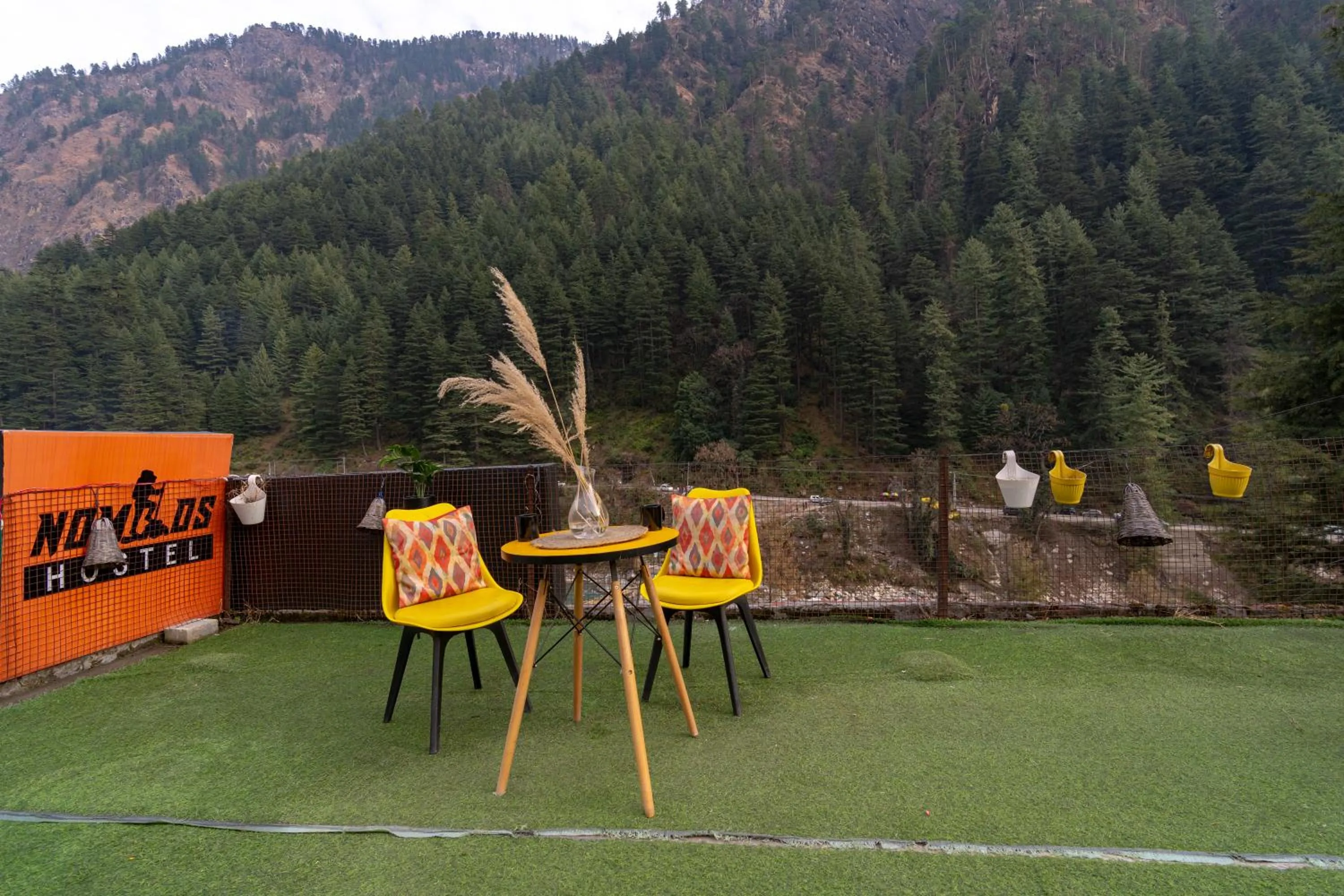 Natural landscape in Nomads Hostel