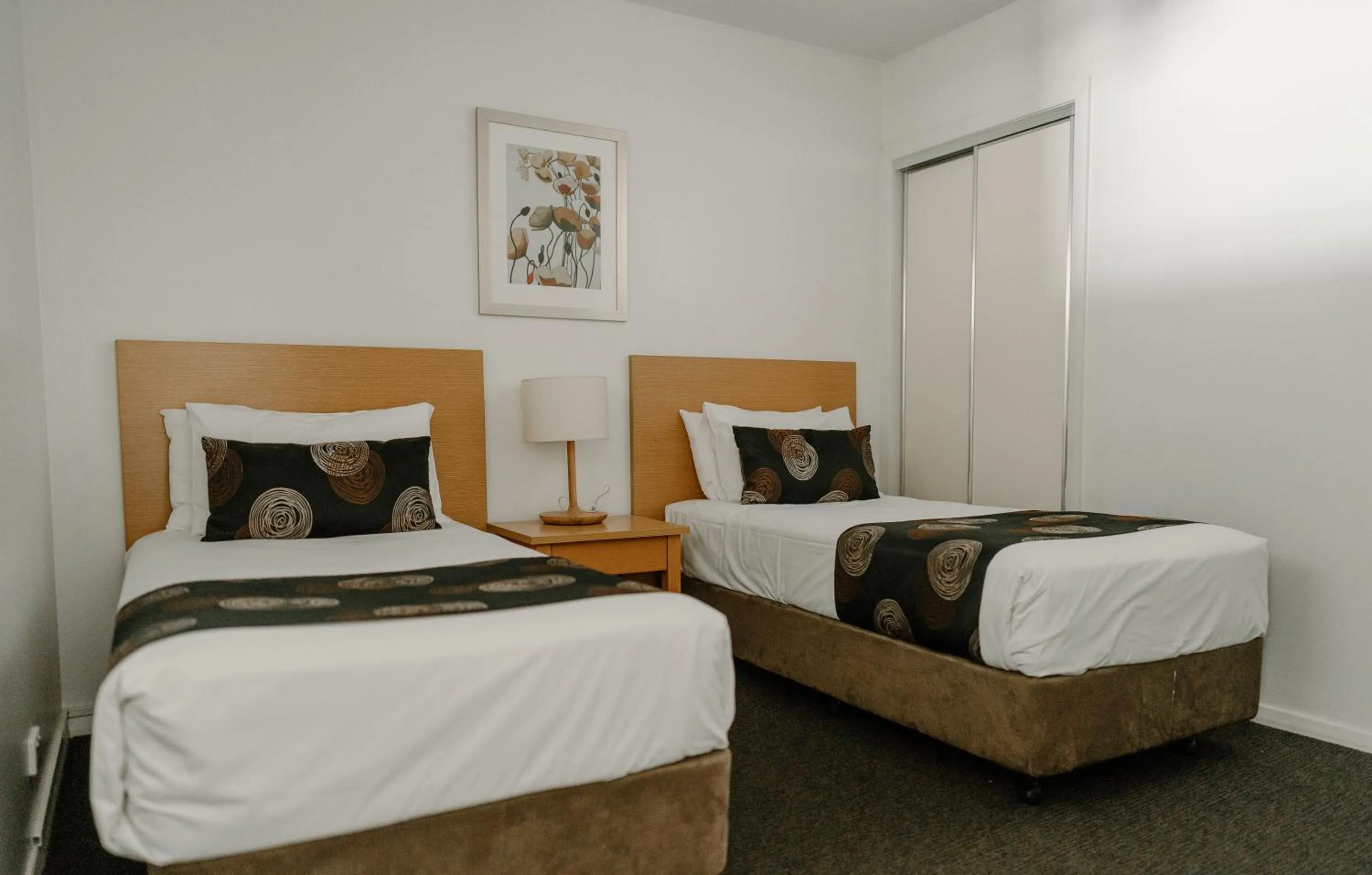 Bedroom, Bed in Lake Mulwala Boatel