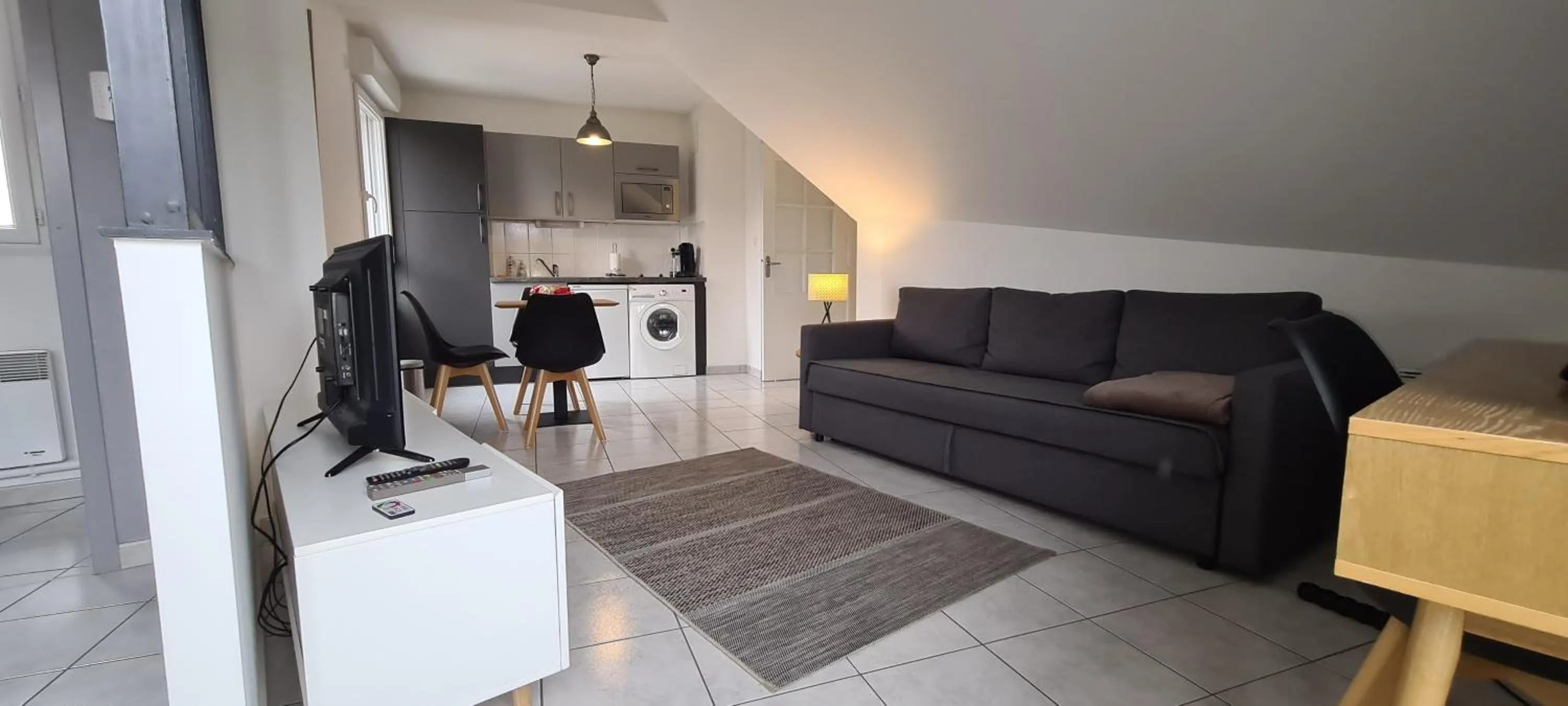 kitchen in Appart'Hôtel - Chateaubriant