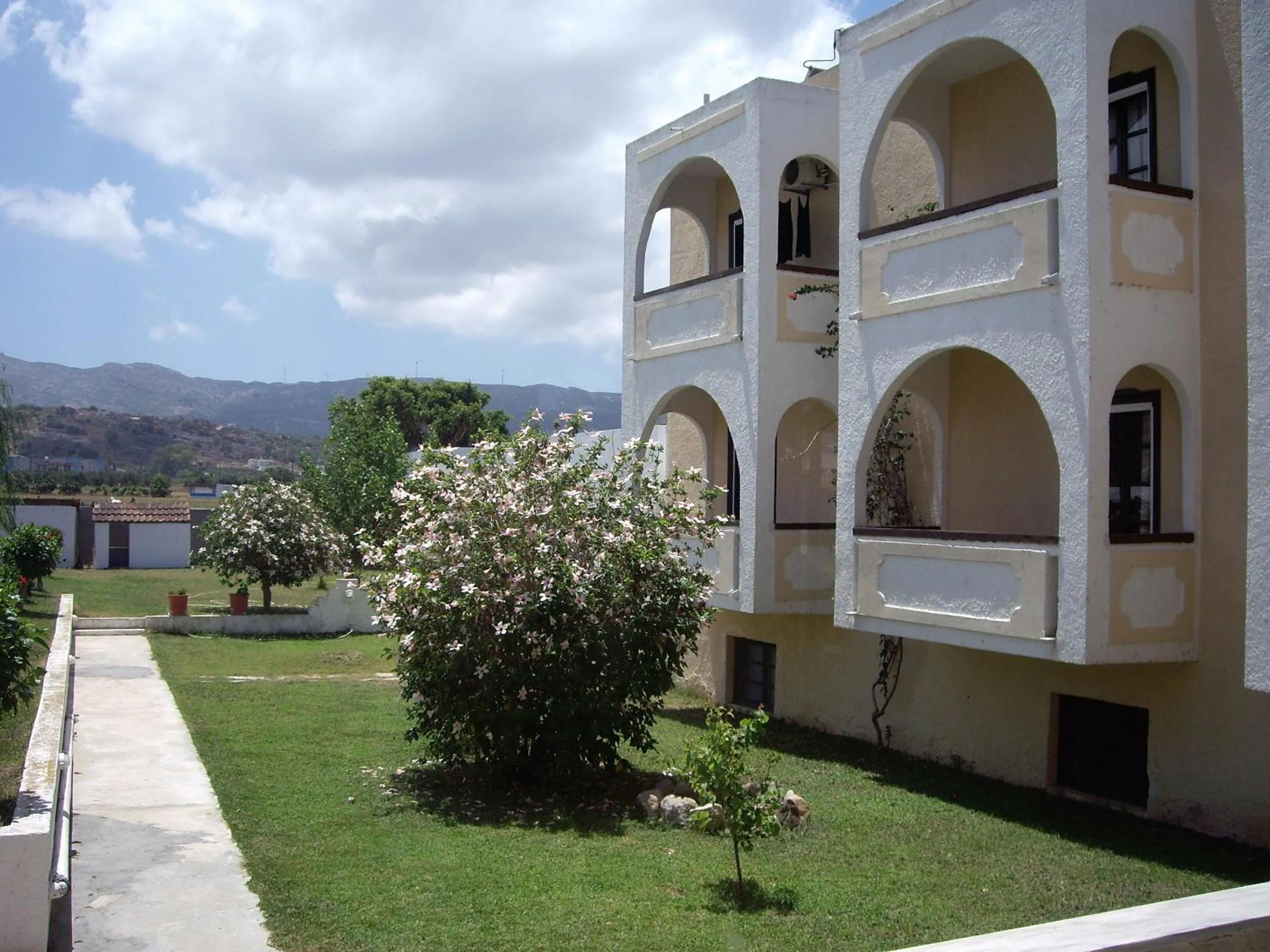 Garden view in Hotel Hermes