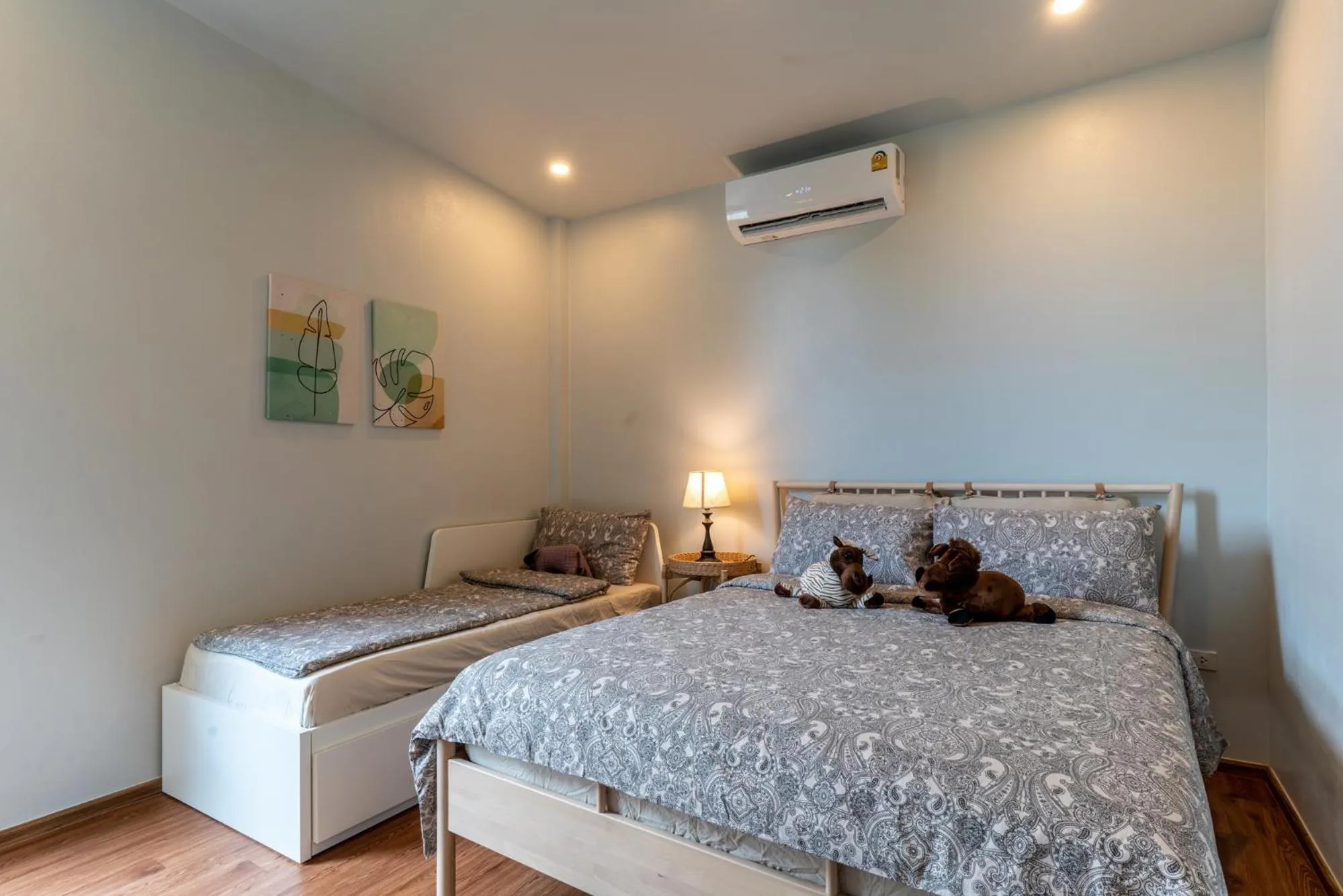 Bed in Villa Pitak Private Pool Villa Khaoyai