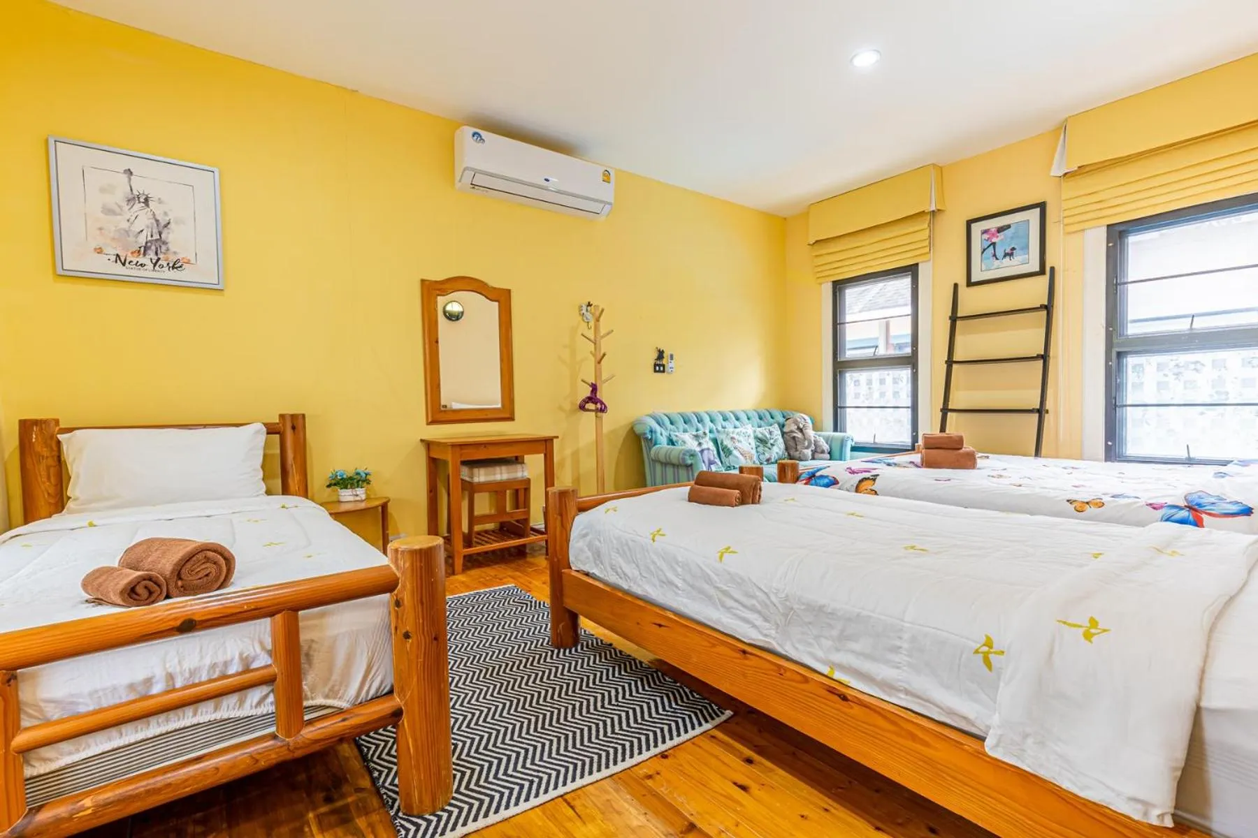 Bed in Villa Pitak Private Pool Villa Khaoyai