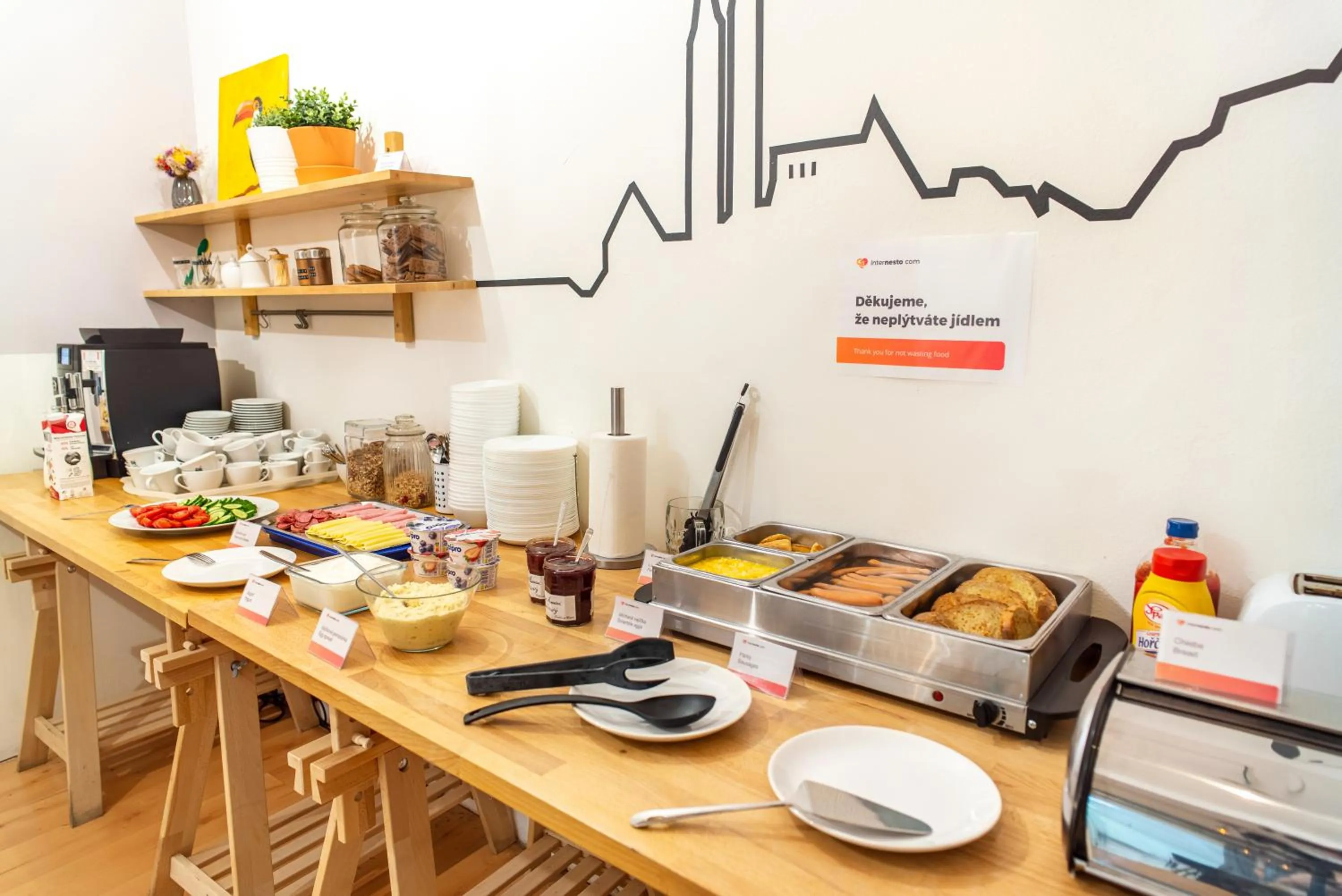 Breakfast in Internesto Brno