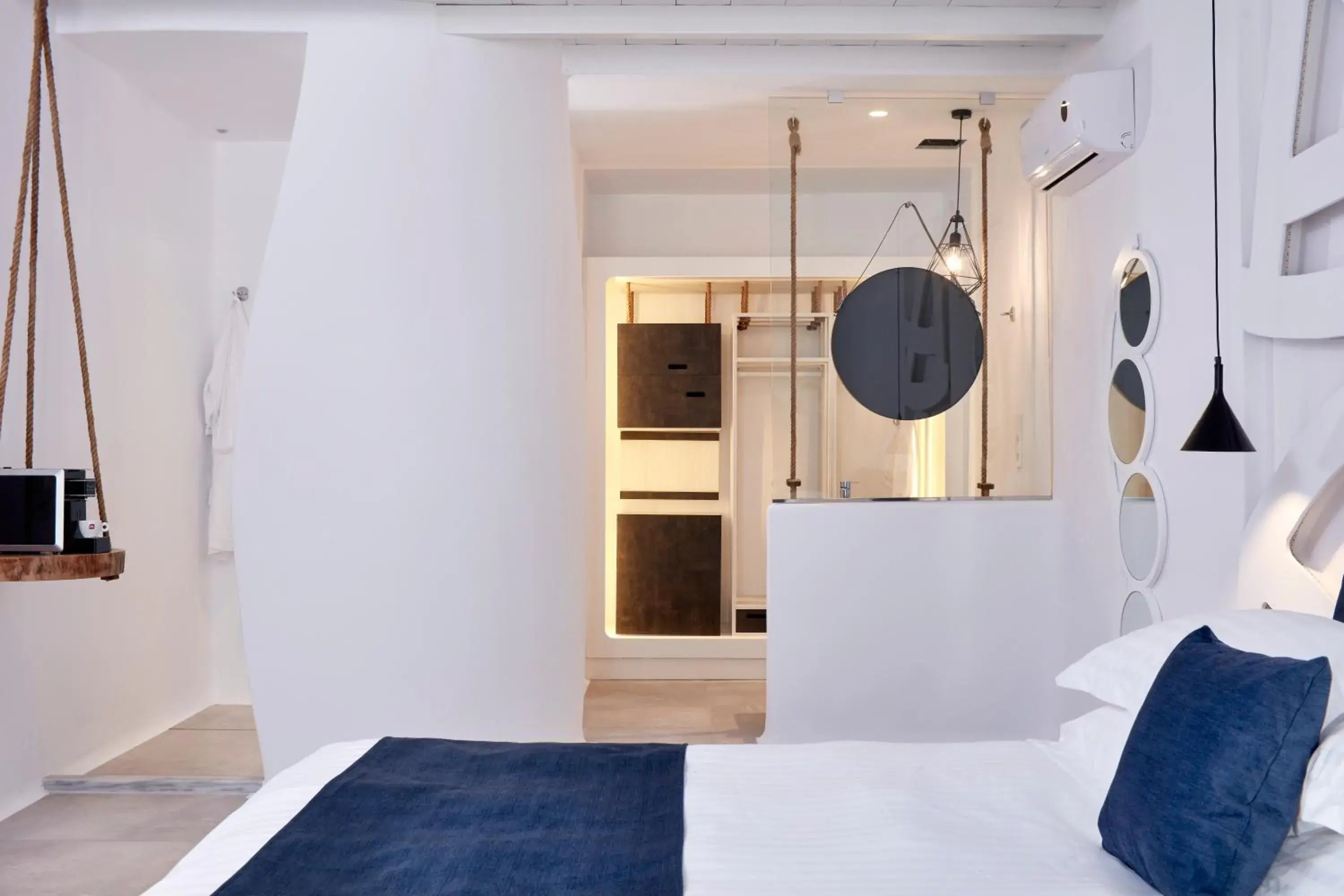 Bedroom, Bed in Absolute Mykonos Suites & More Bedroom, Bed in Absolute Mykonos Suites & More