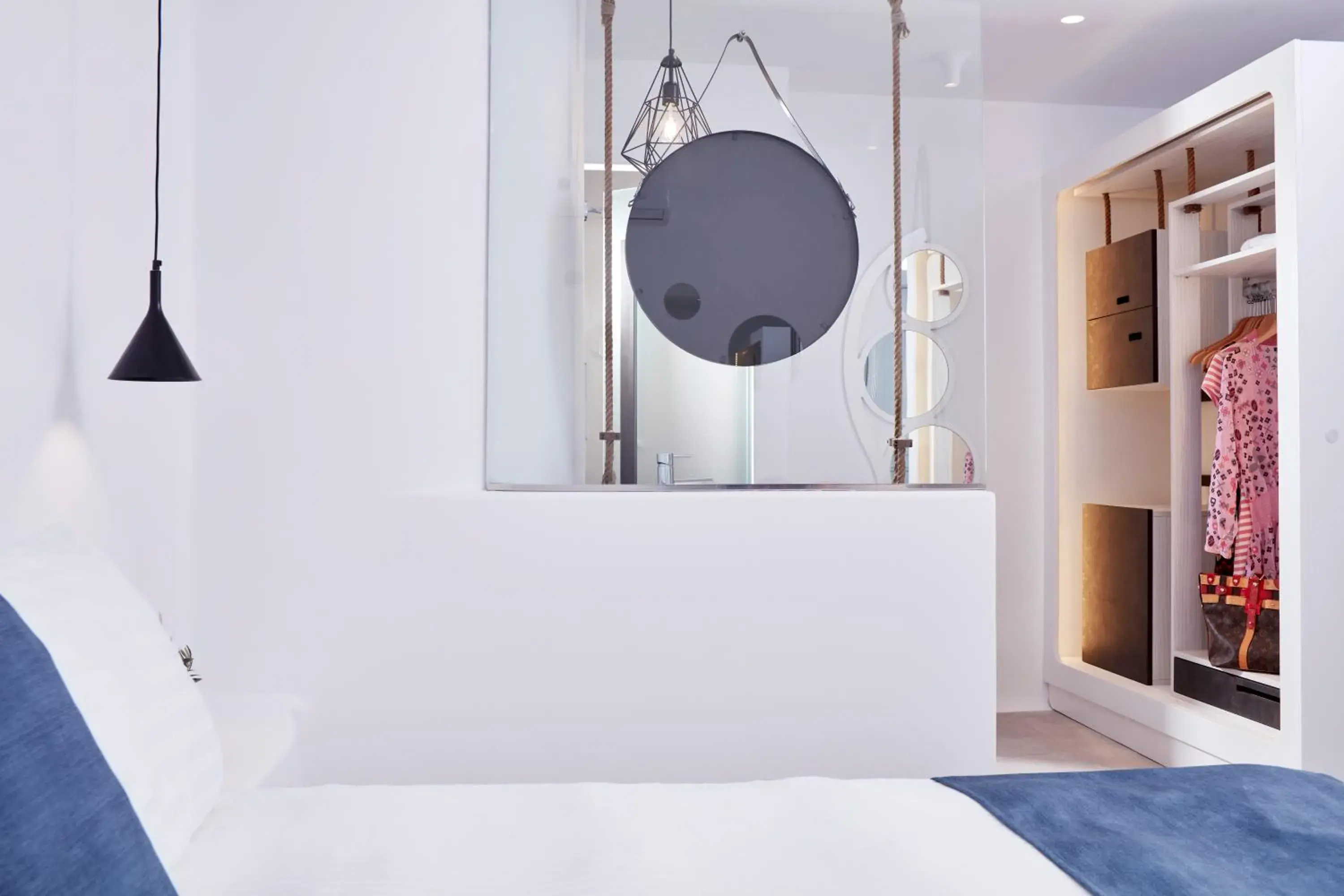 Bedroom, Bed in Absolute Mykonos Suites & More Bedroom, Bed in Absolute Mykonos Suites & More