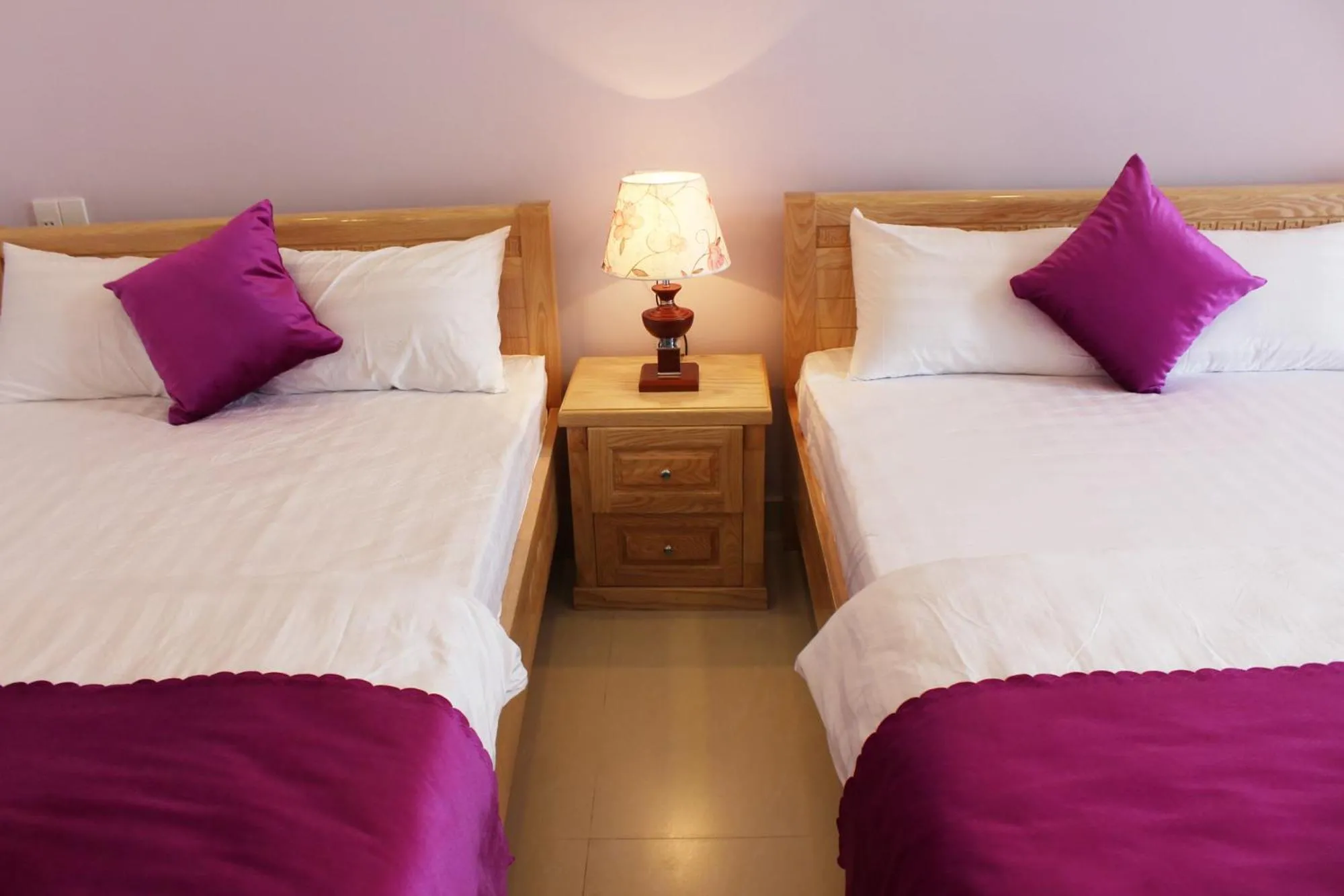 Bedroom, Bed in Lavender Tim
