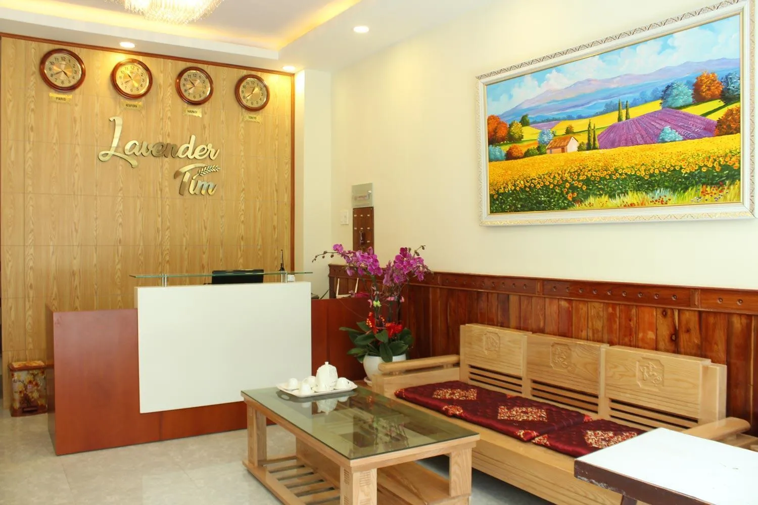 Lobby or reception in Lavender Tim