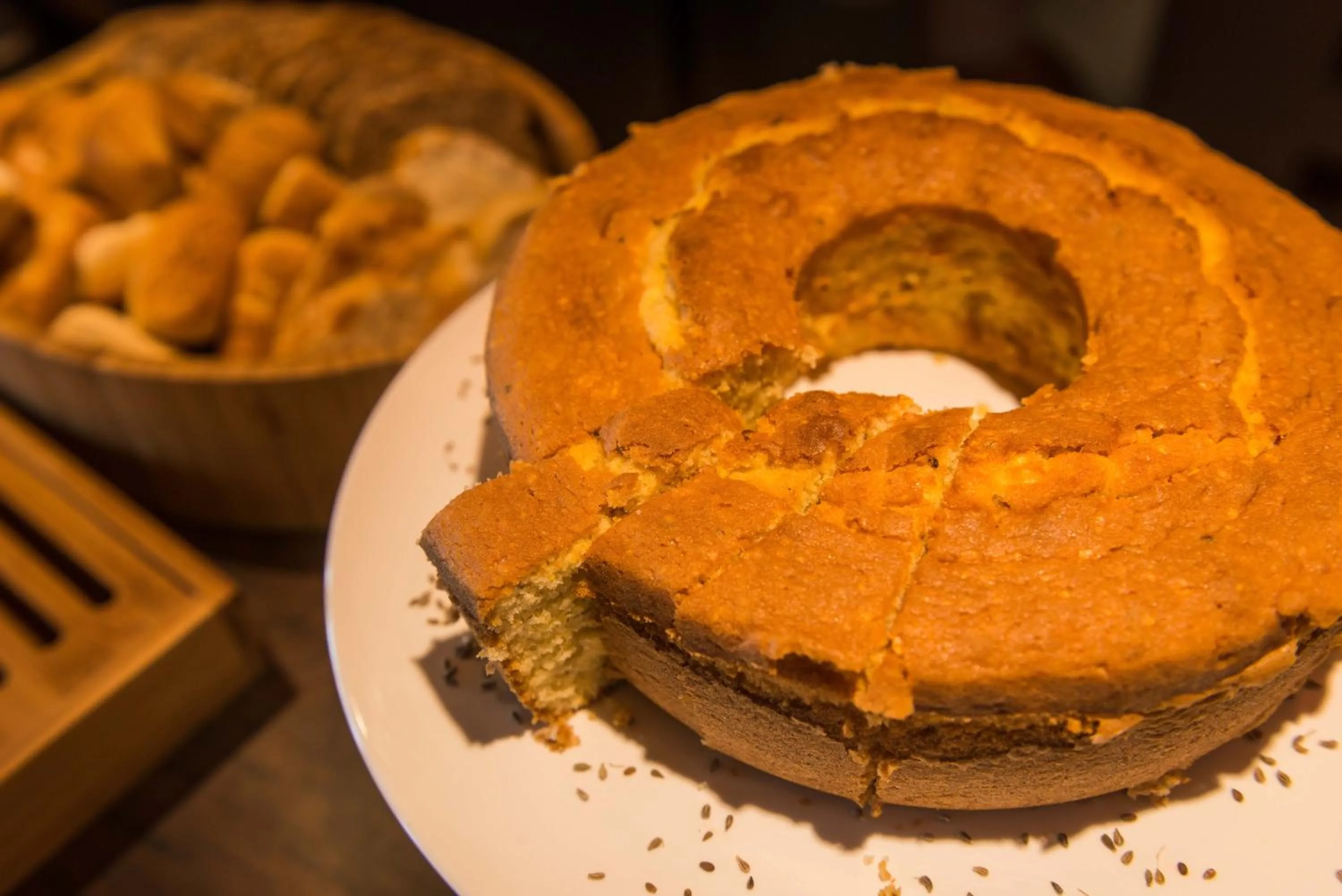 Buffet breakfast in Pousada Maria Bonita Noronha