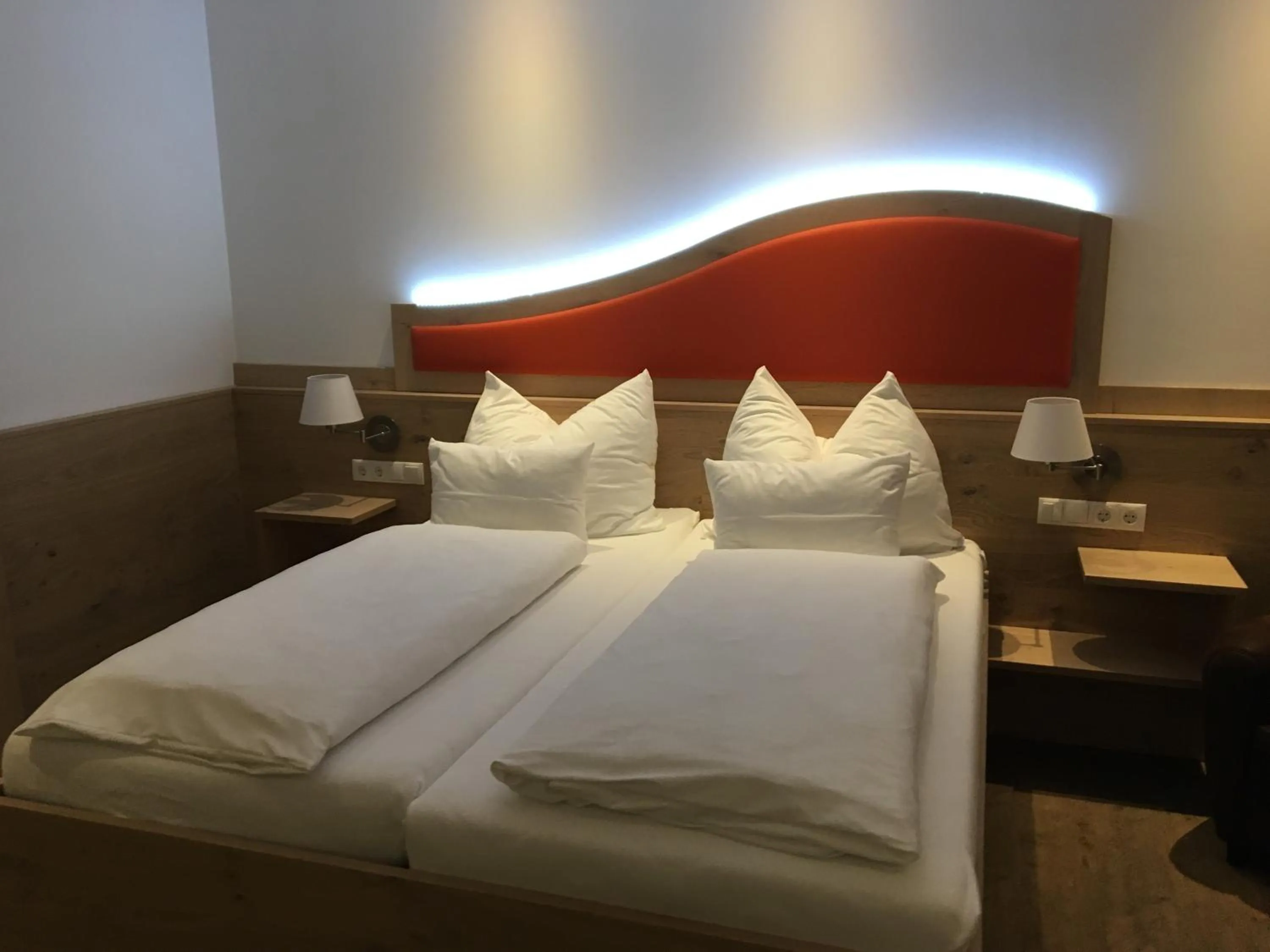 Bed in Seminarhotel Daniels