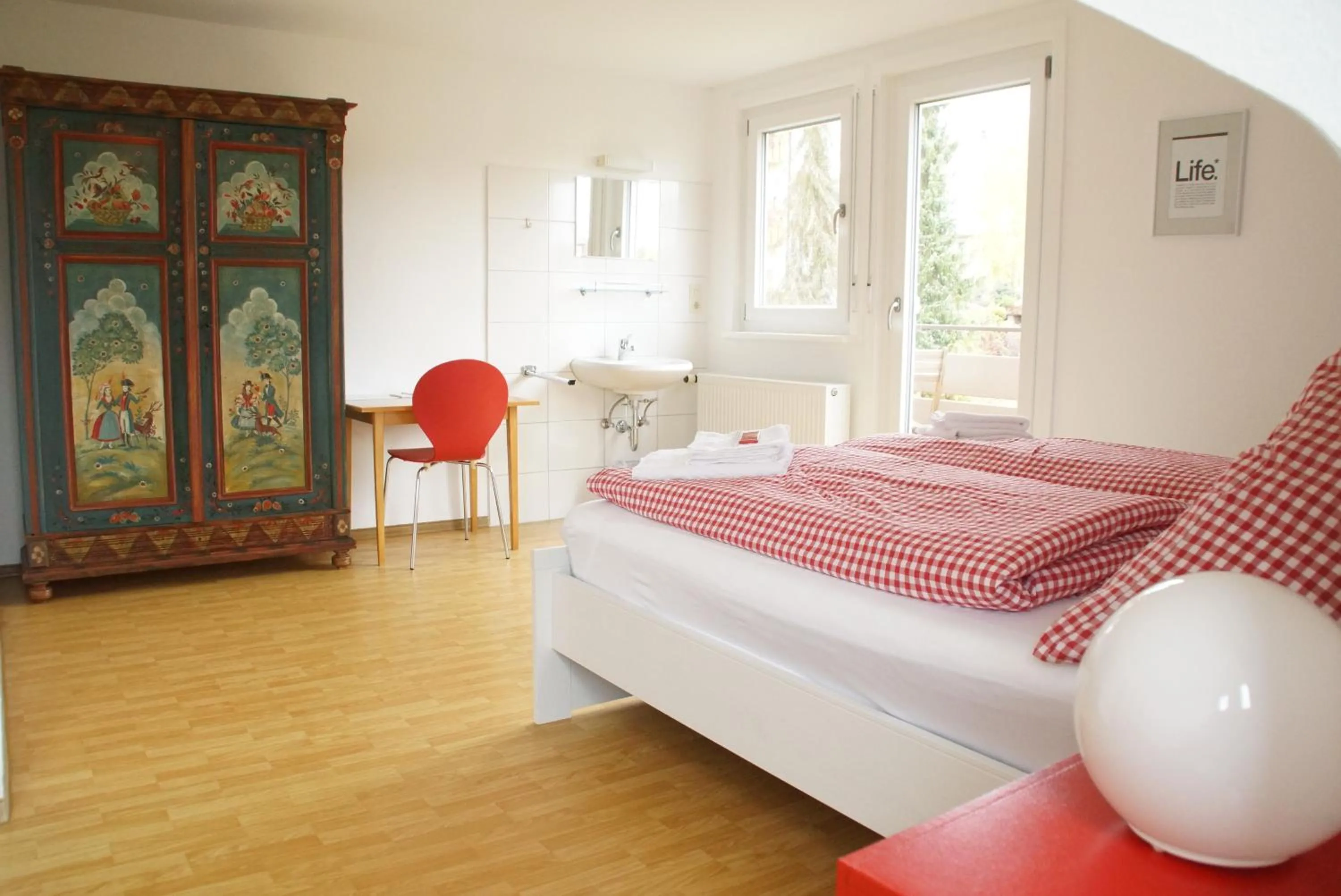 Bed in Black Forest Lodge