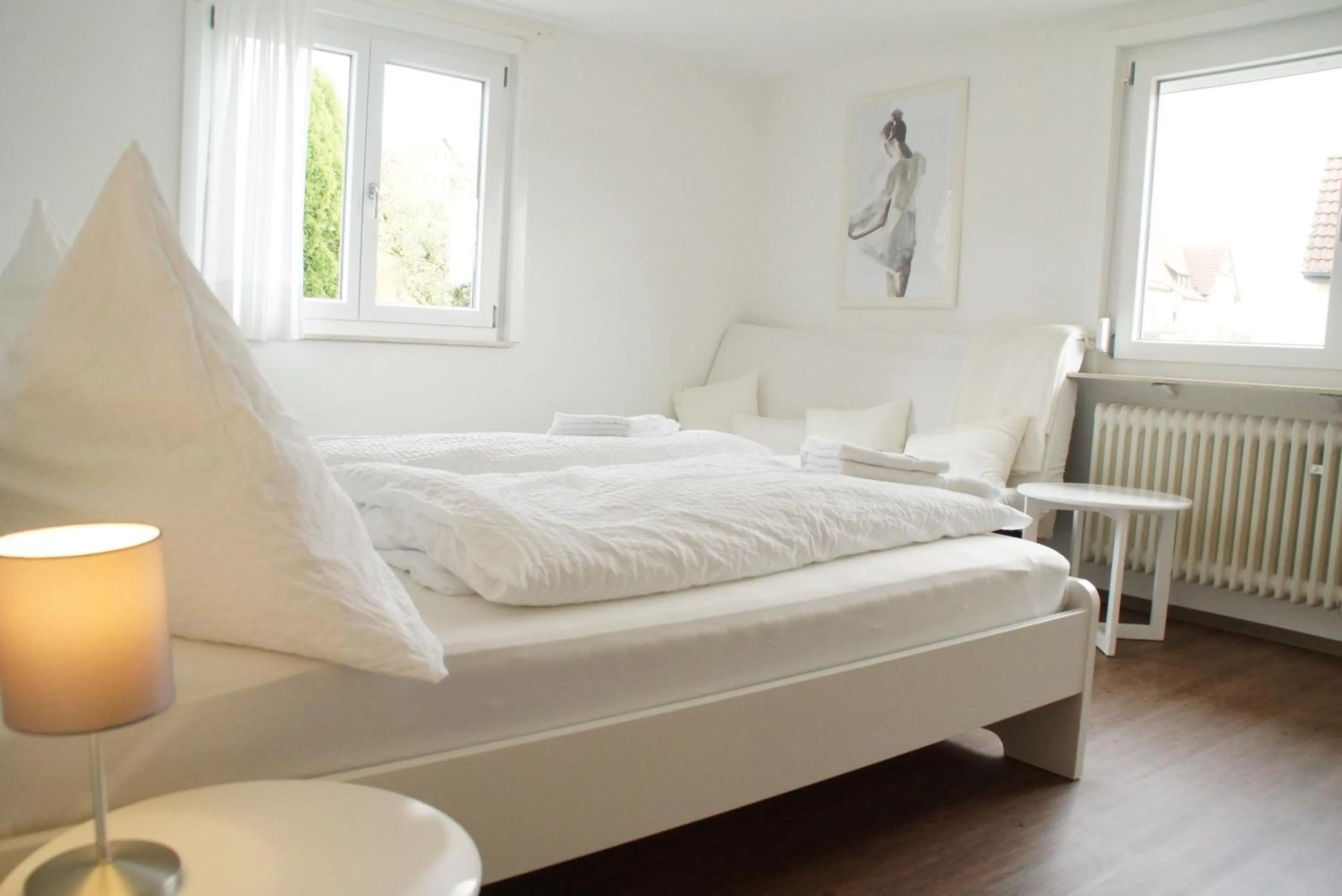 Bed in Black Forest Lodge