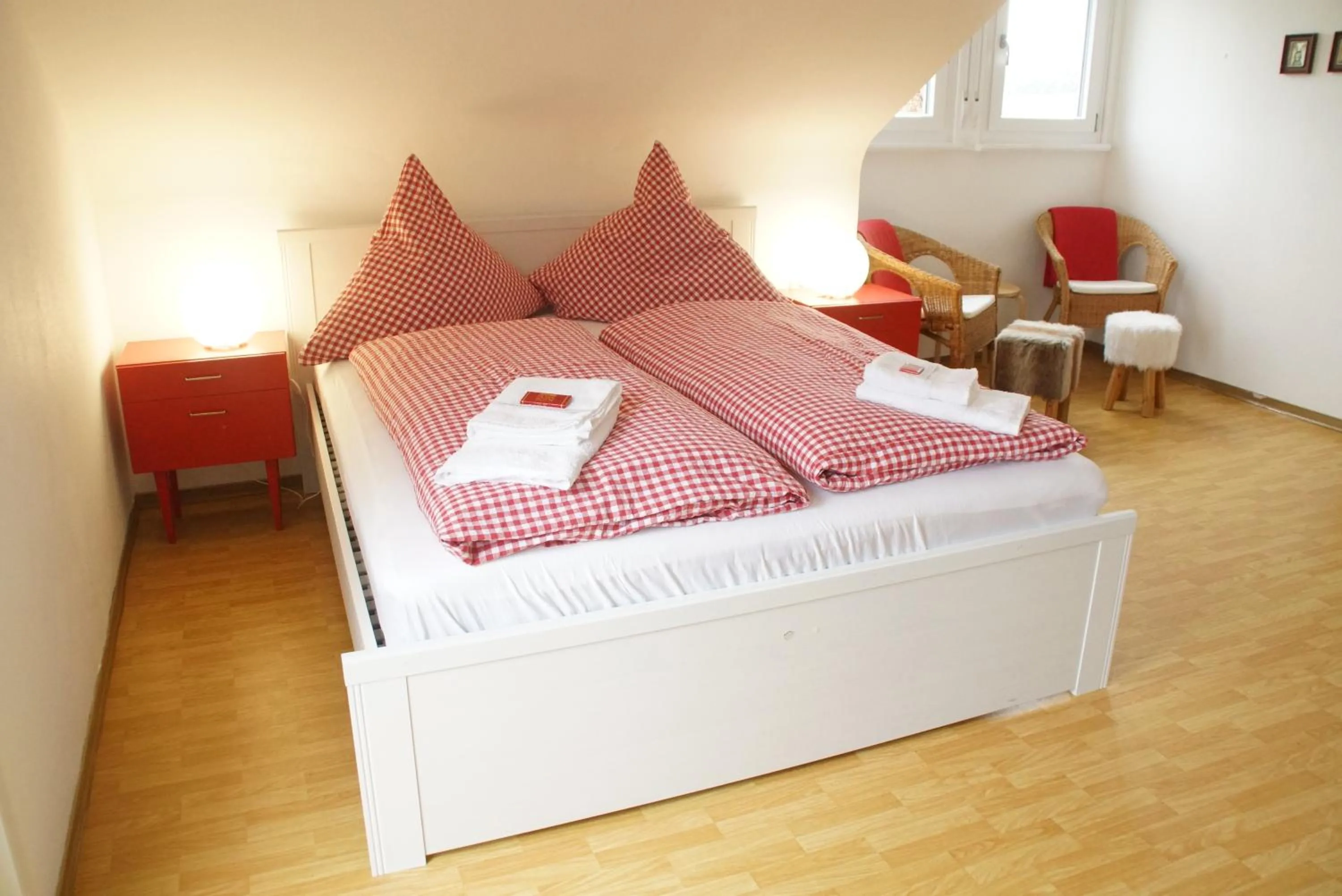 Bed in Black Forest Lodge