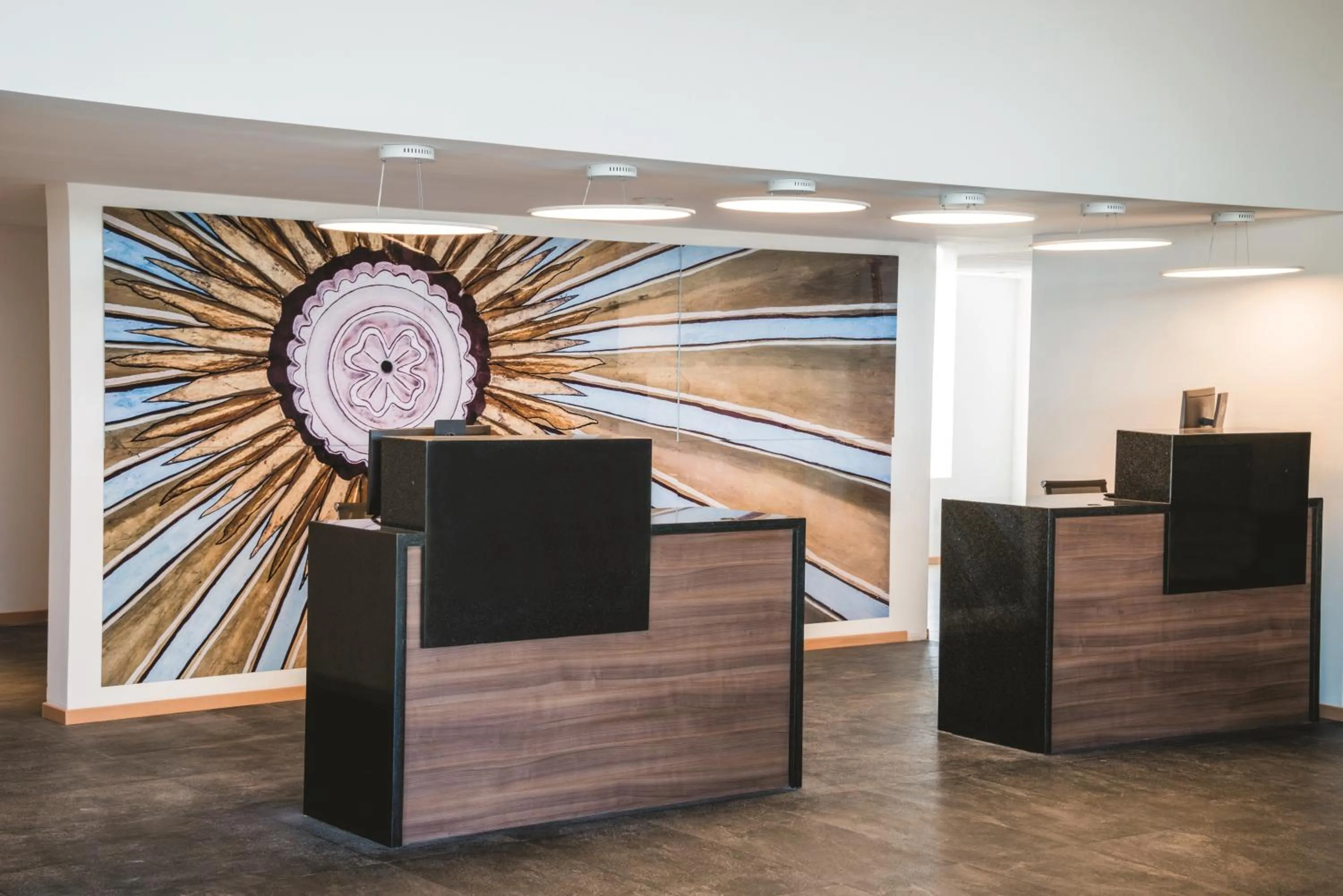 Lobby or reception in La Quinta by Wyndham San Jose Chiapa Puebla