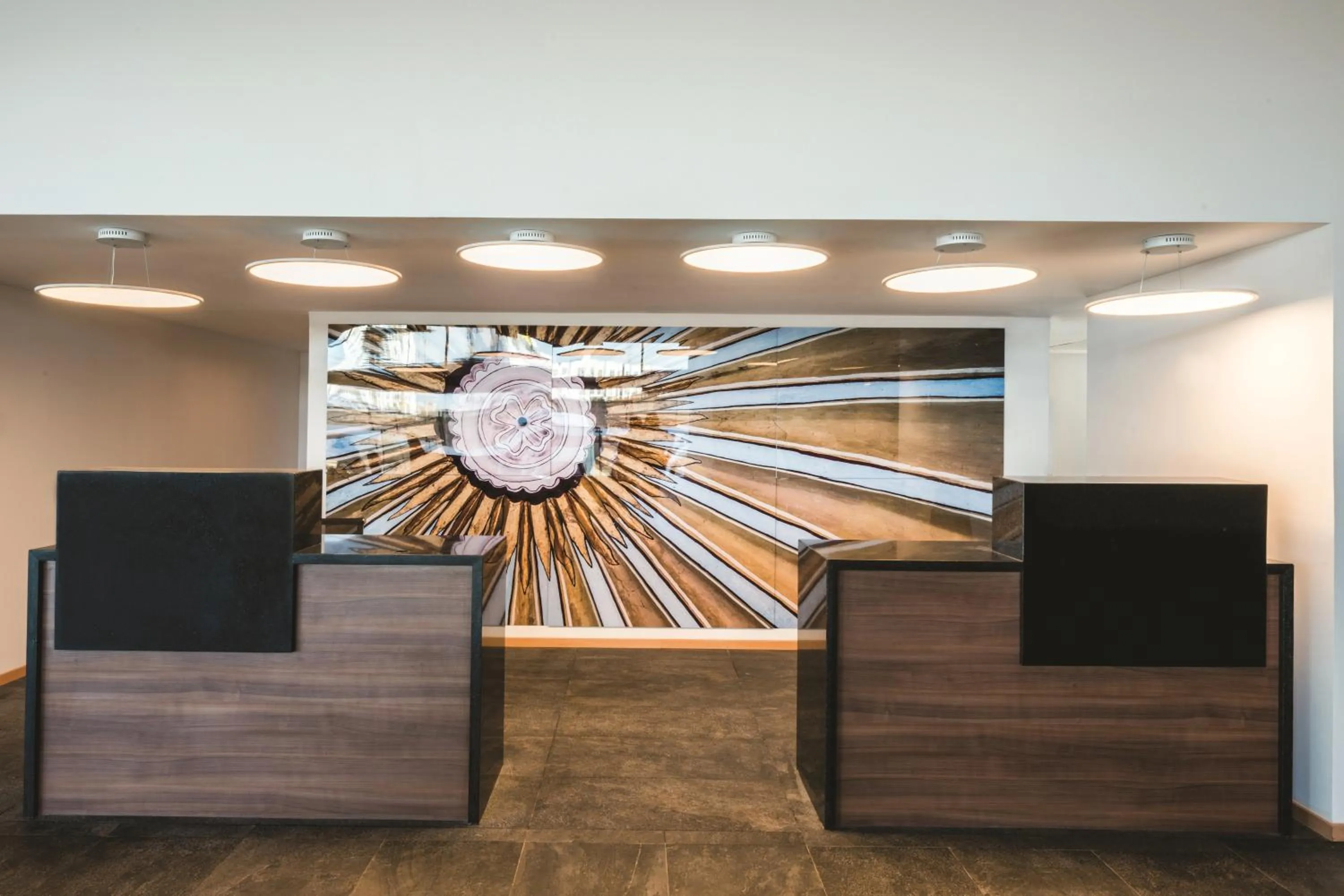 Lobby or reception in La Quinta by Wyndham San Jose Chiapa Puebla