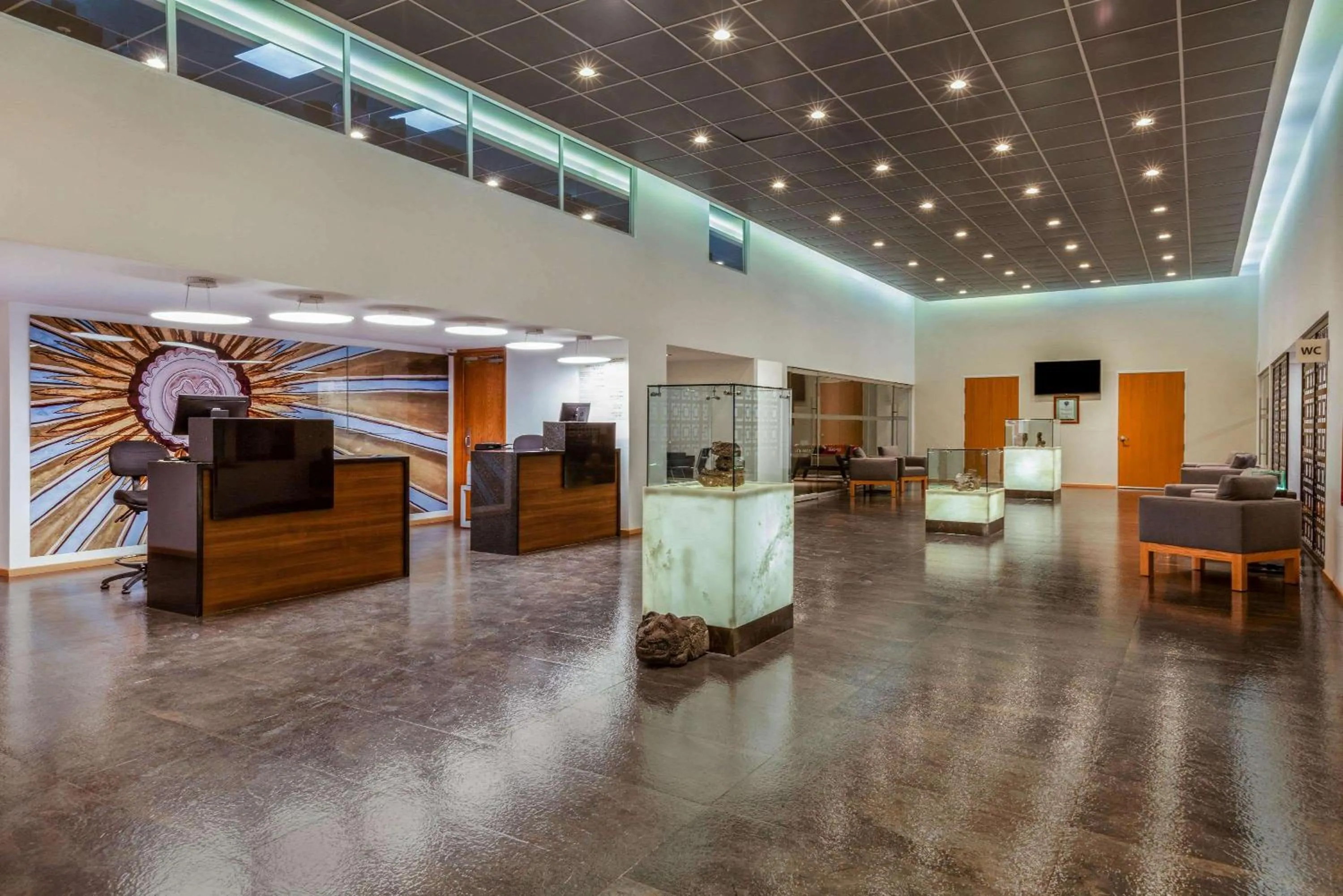 Lobby or reception in La Quinta by Wyndham San Jose Chiapa Puebla