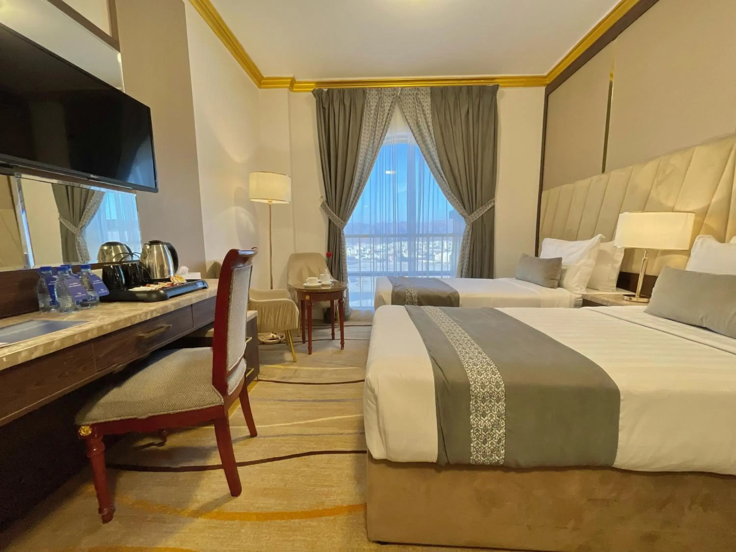 View (from property/room), Bed in Odst Al Madinah Hotel View (from property/room), Bed in Odst Al Madinah Hotel