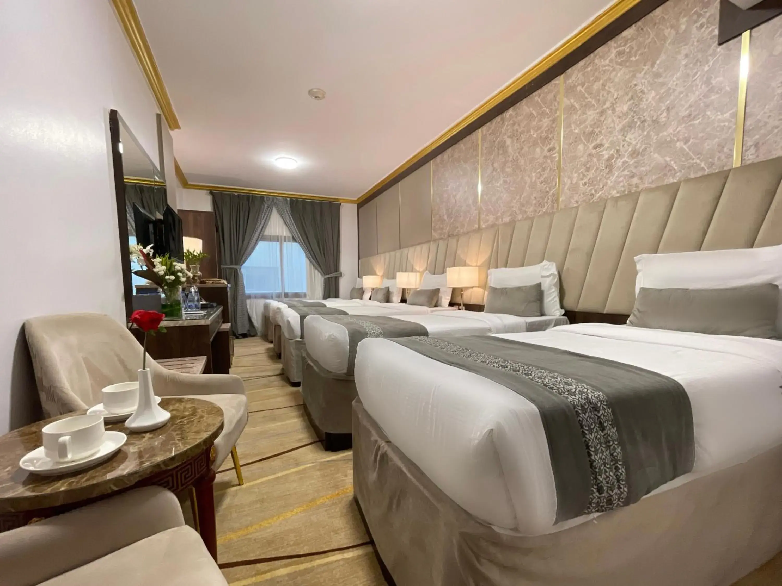 View (from property/room), Bed in Odst Al Madinah Hotel View (from property/room), Bed in Odst Al Madinah Hotel