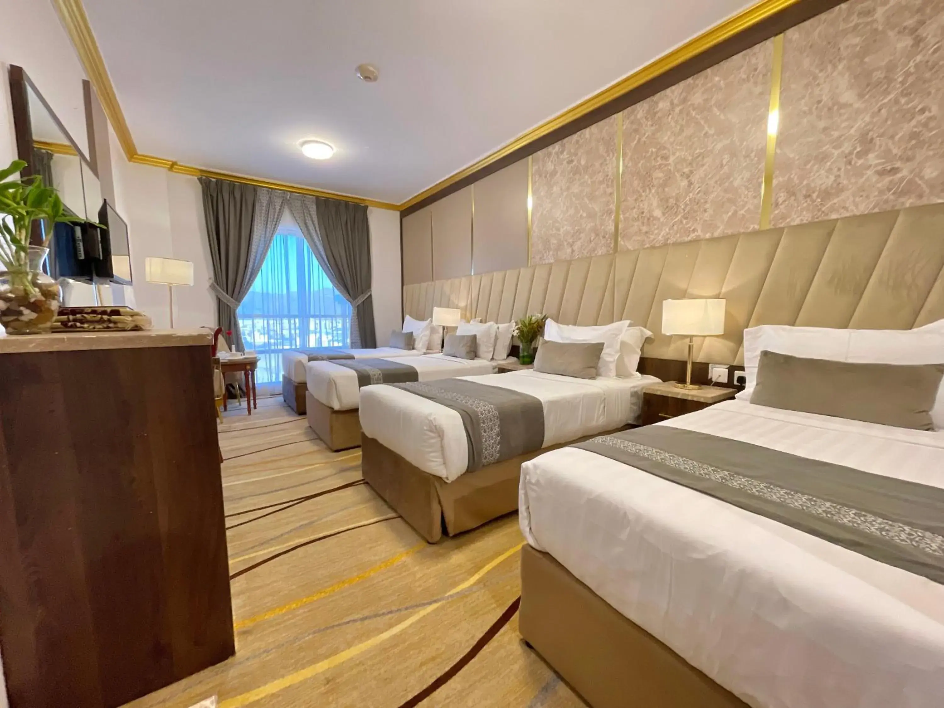 View (from property/room), Bed in Odst Al Madinah Hotel View (from property/room), Bed in Odst Al Madinah Hotel